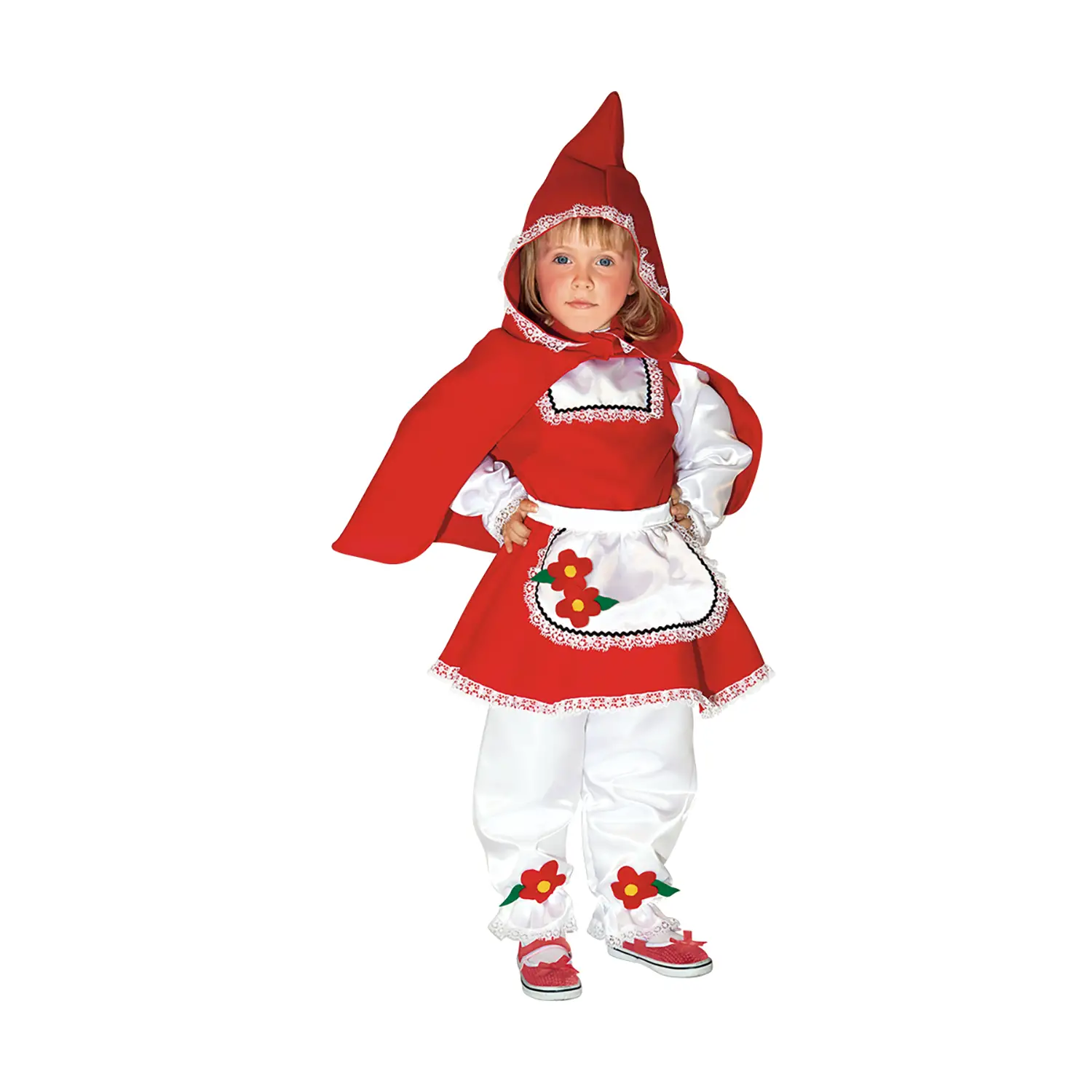 Costume Cappuccetto Rosso Easy Baby - Taglia 2/3 Anni - abiti bambino e bambina