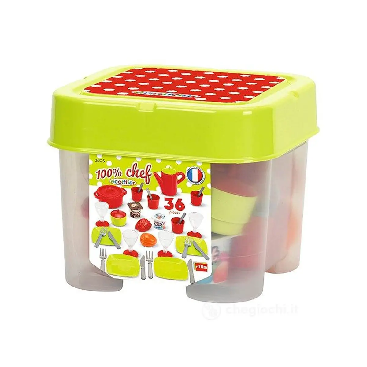 Chef Bauletto dello Chef Con 36 Accessori - Cucine e gioco simbolico