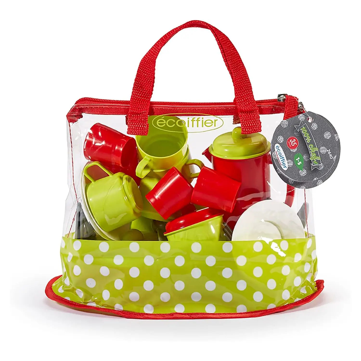 Ecoiffier Borsa Piccola Cuoca, 35 Accessori - Cucine e gioco simbolico