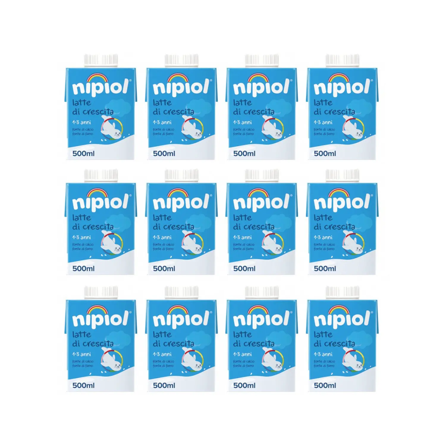 Latte di Crescita Nipiol Stage 12-36 500 ml - latti artificiali