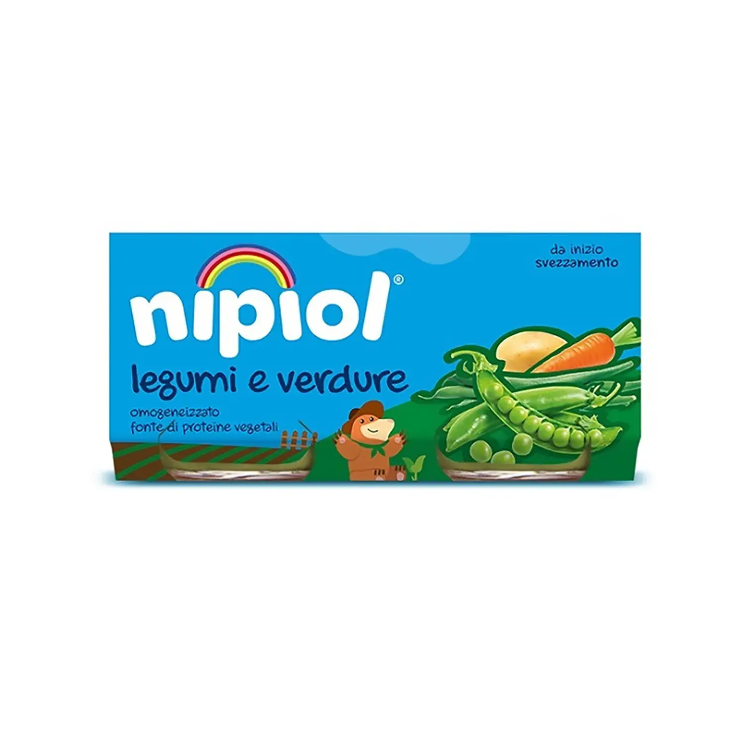 Omogeneizzato Nipiol Legumi e Verdure gr. 80x2 - omogeneizzati