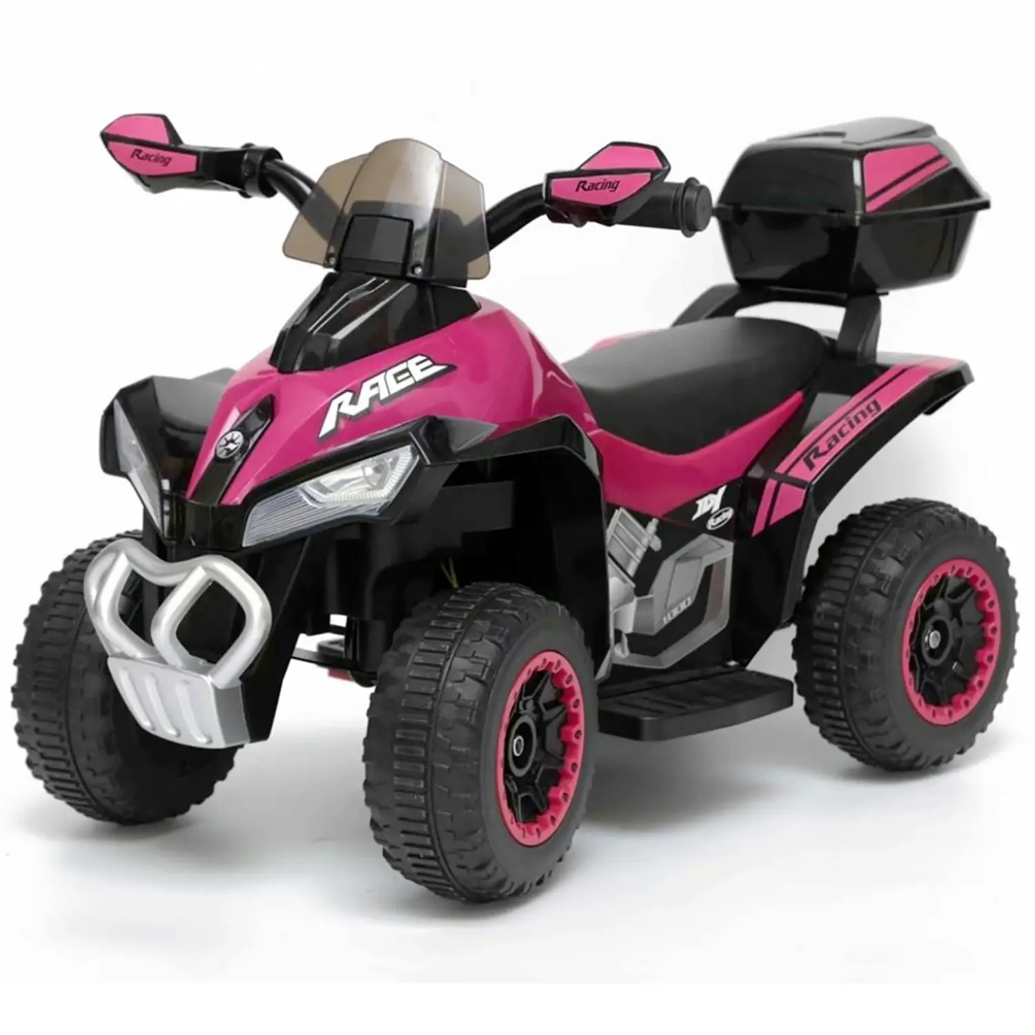 Moto Elettrica Mini Quad Deluxe Rosa 6v - moto