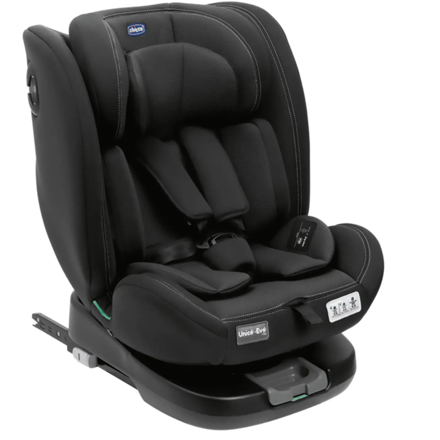 Seggiolino Auto Unico Evo 360° I-size Black 40-150cm - bambini 40-150 cm (0-12 anni)