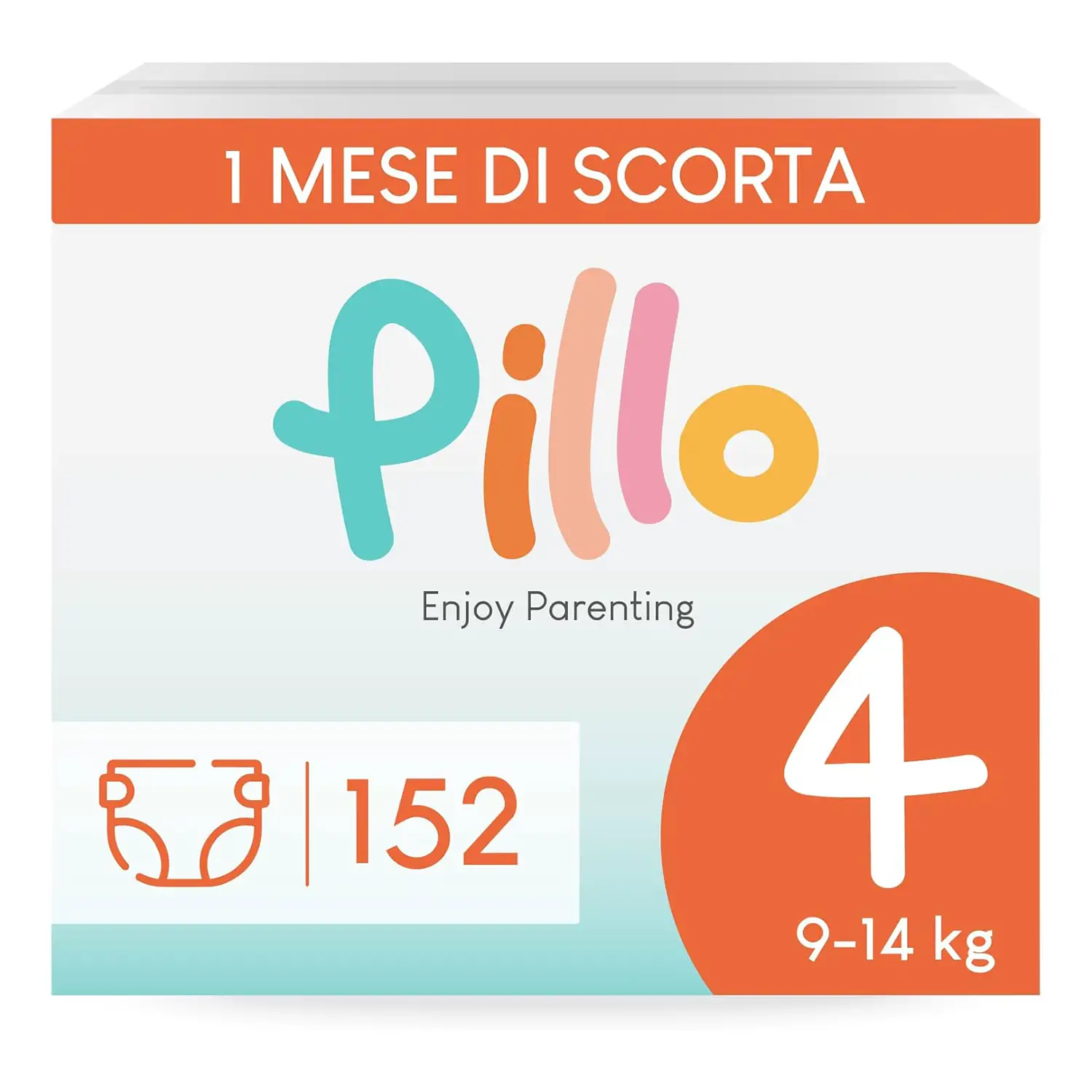 Pannolini Pillo Enjoy Taglia 4 Maxi (9-14 kg) - Confezione da 38 Pezzi - pannolini e salviettine