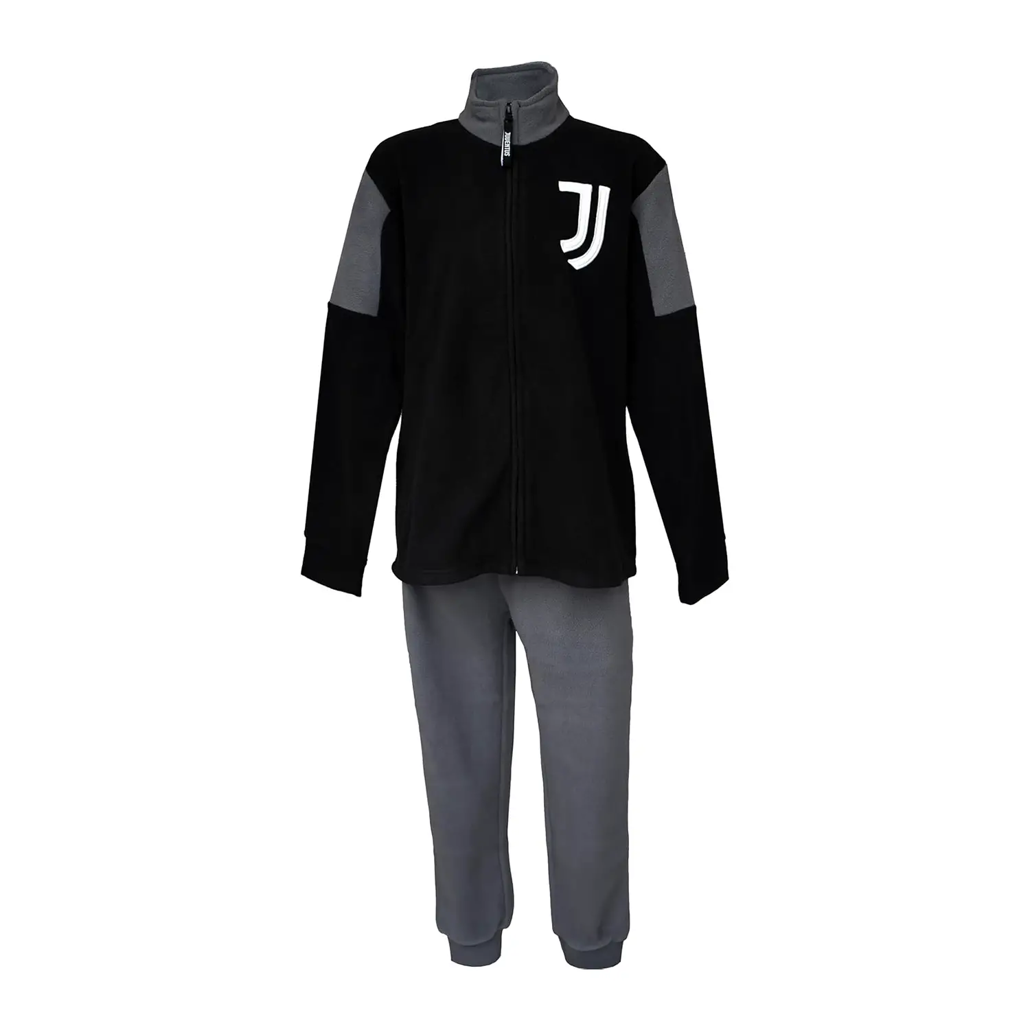 Tuta Juventus Uomo Nero in Caldo Pile, Taglia 46 S -