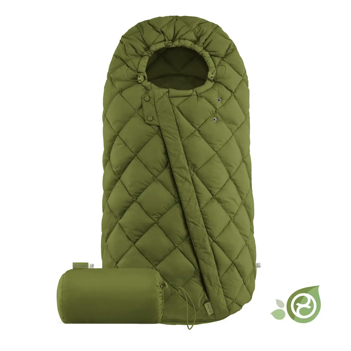 Cybex Snogga2 Sacco Termico per Passeggino Nature Green - sacchi termici