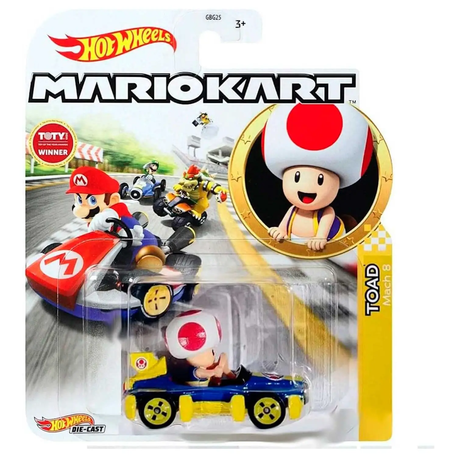Hot Wheels - Super Mario Bros - Toad HDB35 - modellini