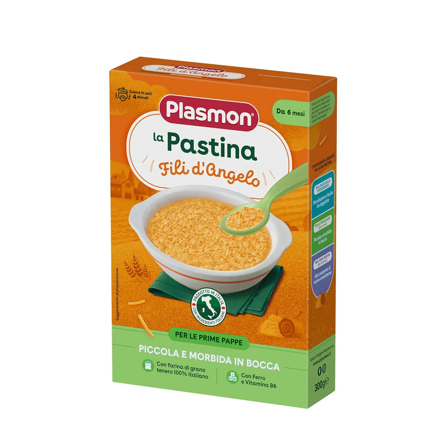 Pastina Plasmon gr. 300 Fili d'Angelo - pastine