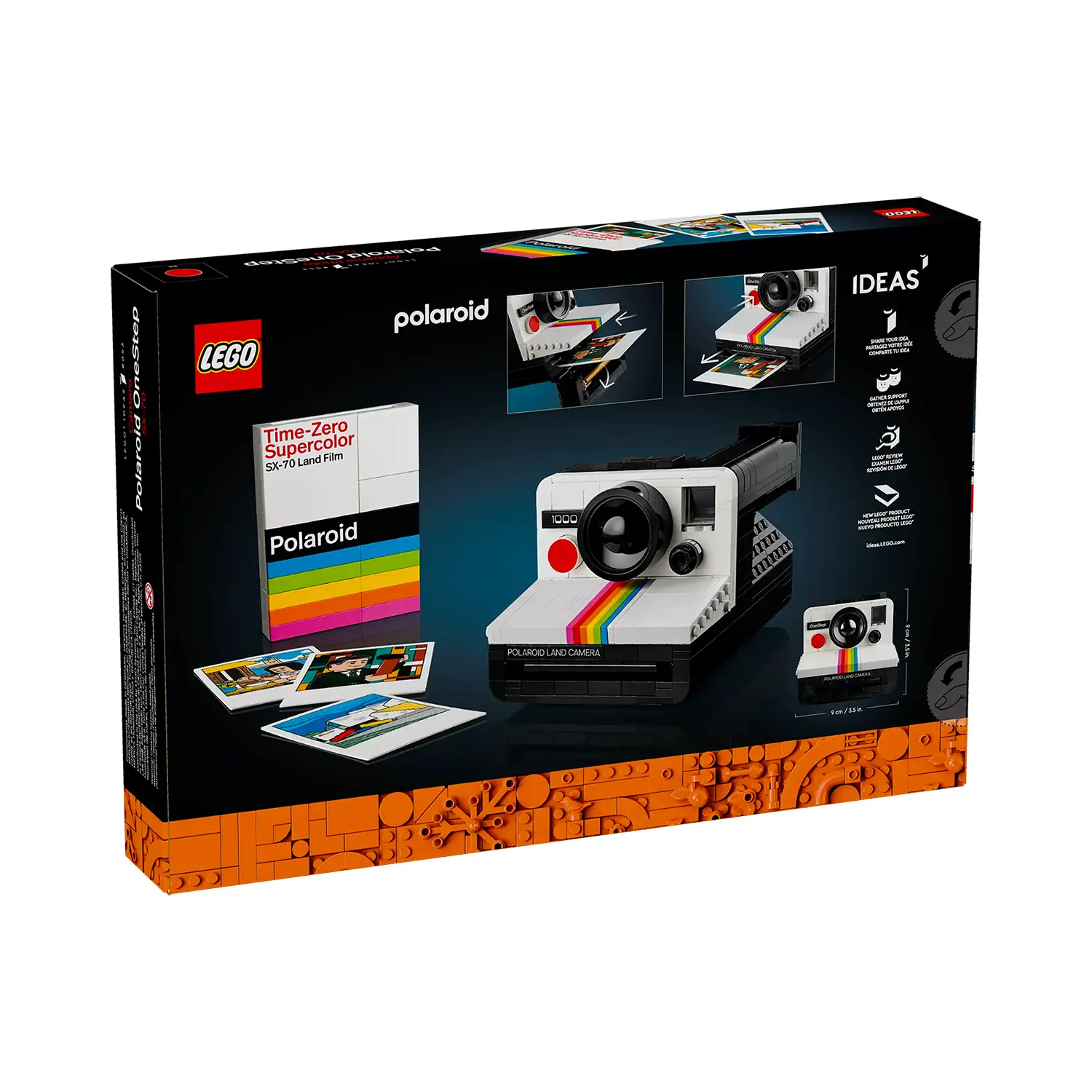 Lego Ideas - Fotocamera Polaroid OneStep SX-70 21345 - lego