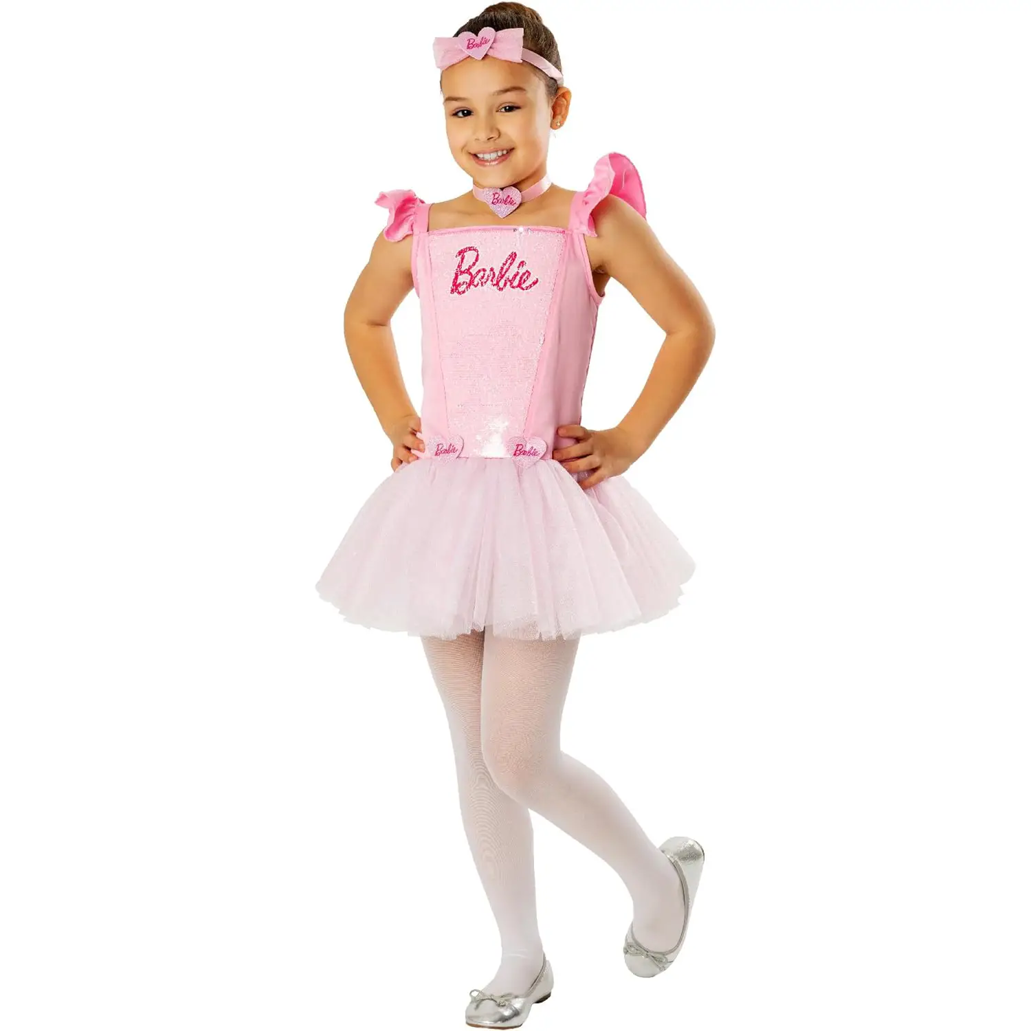 Costume Barbie Ballerina per Bambine - Taglia M - 5/6 anni - abiti bambino e bambina