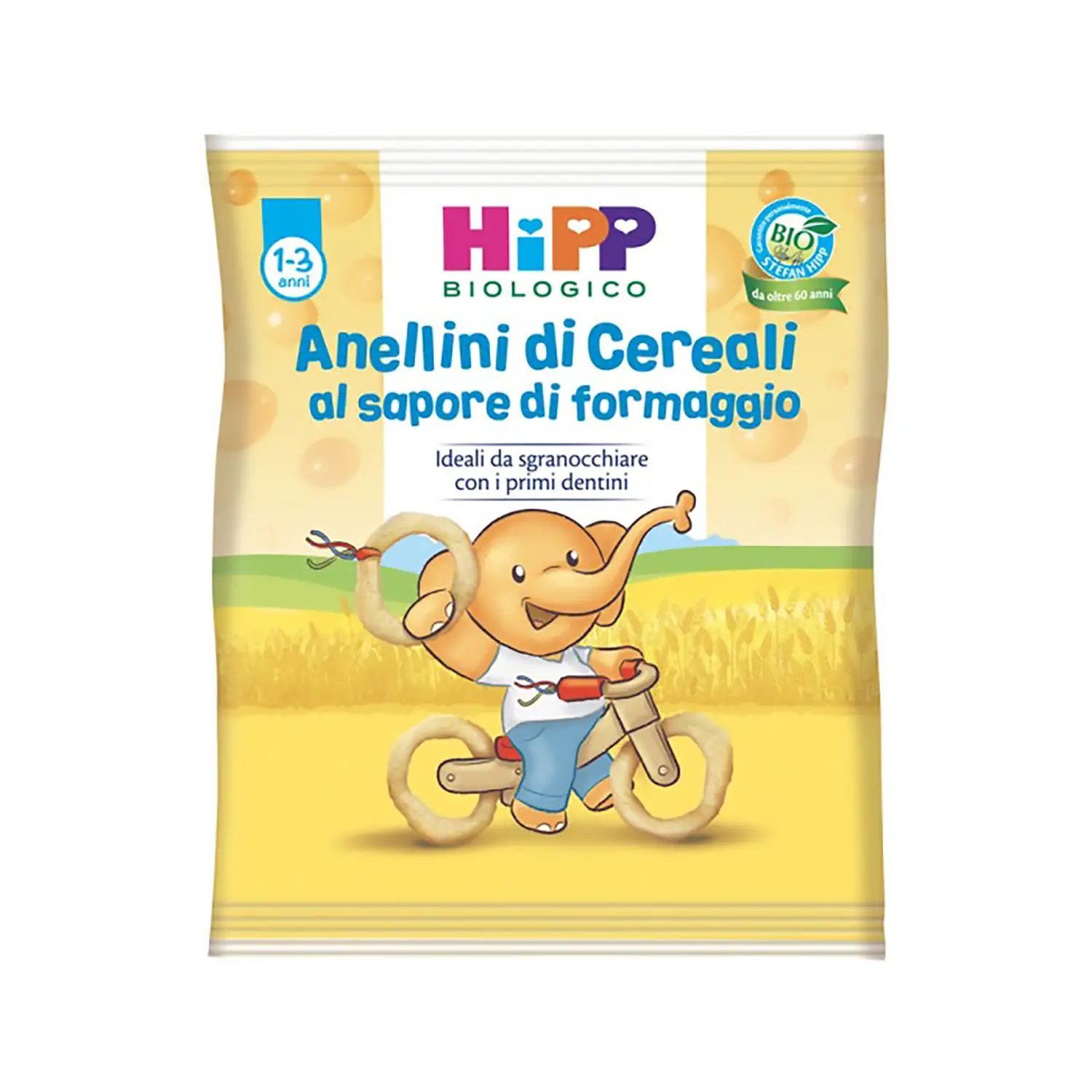 HIPP Anellini di Cereali al Sapore di Formaggio - pastine