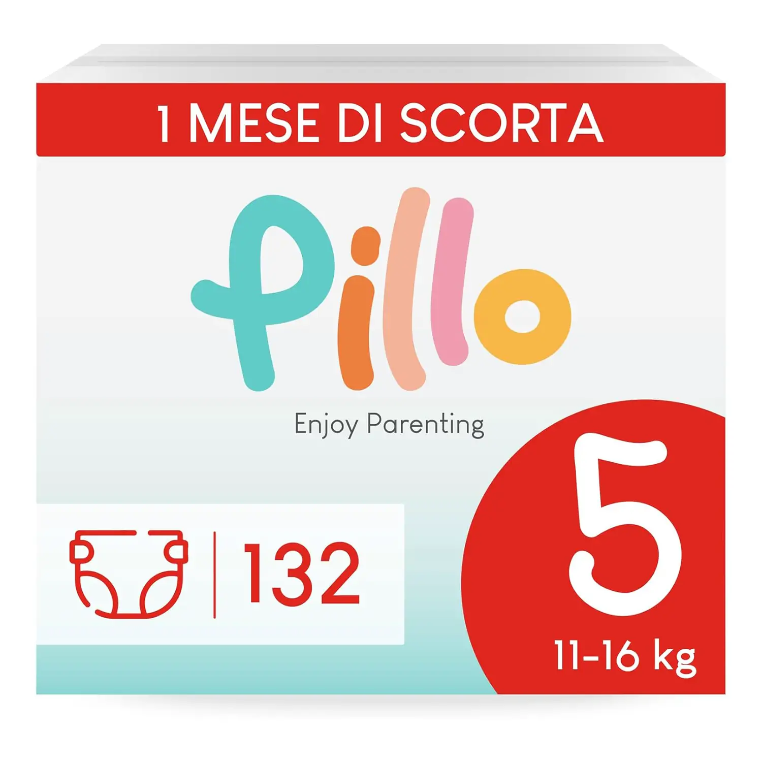 Pannolini Pillo Enjoy Taglia 5 Junior (11-16 kg) - Confezione da 33 Pezzi - pannolini e salviettine