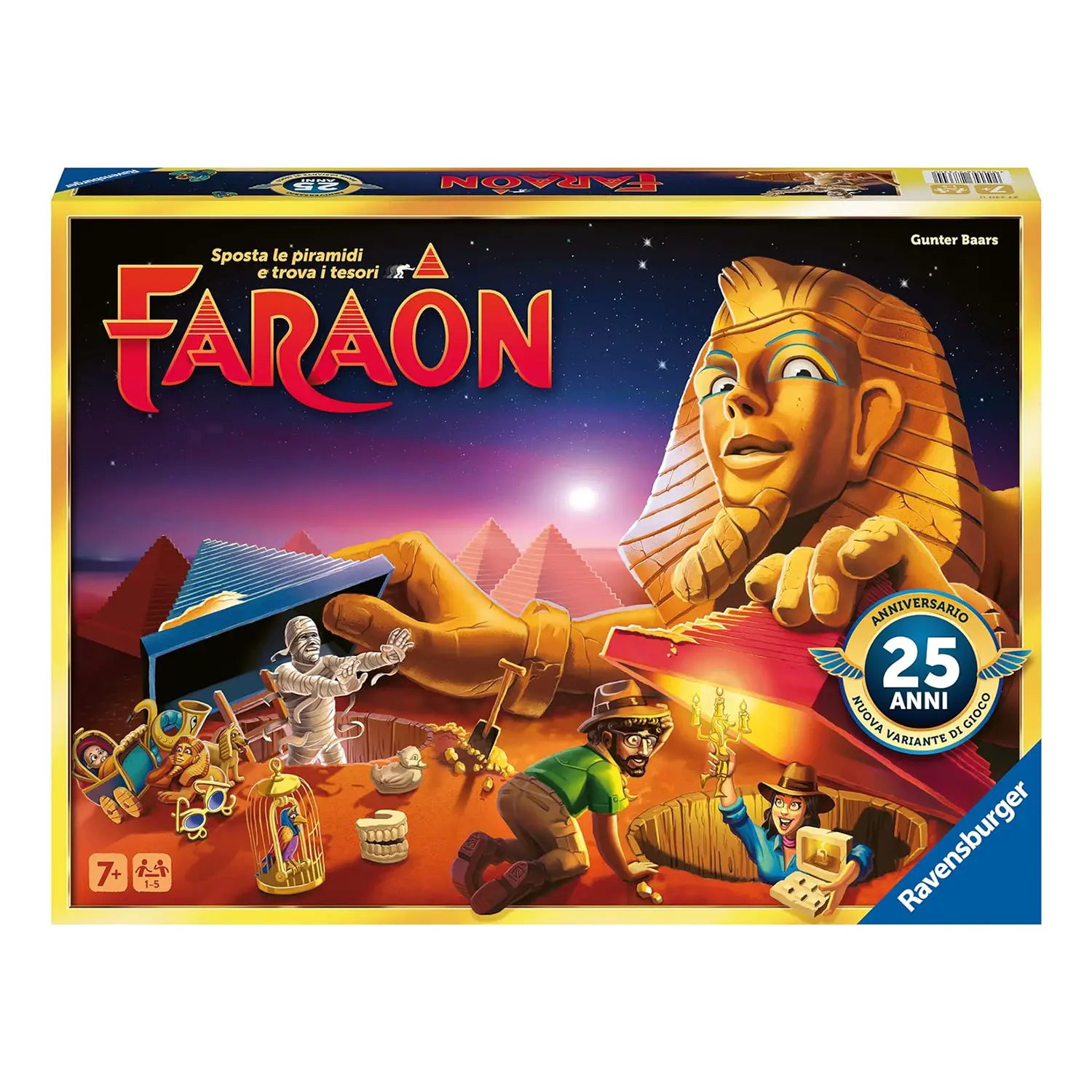 Faraon 25° Anniversario, Gioco Da Tavolo, 1-5 Giocatori - Giochi di società