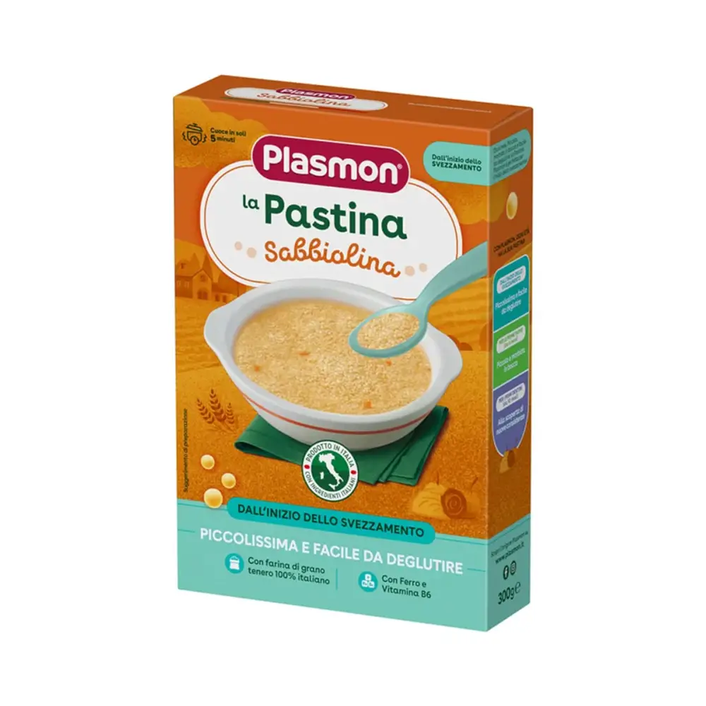 Pastina Plasmon Sabbiolina 300g, +4 Mesi - pastine