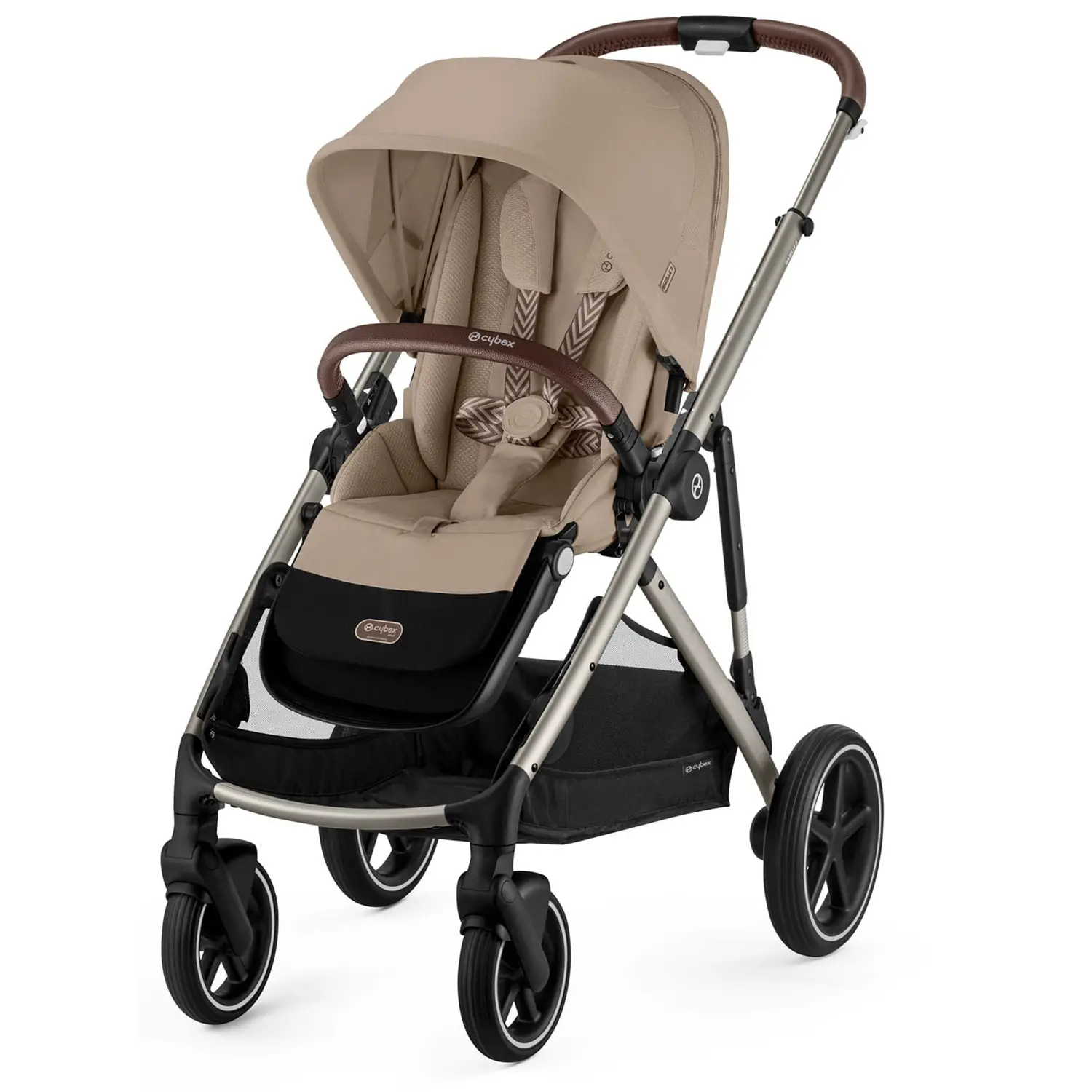 Gazelle S Passeggino Almond Beige Telaio Taupe - gemellari
