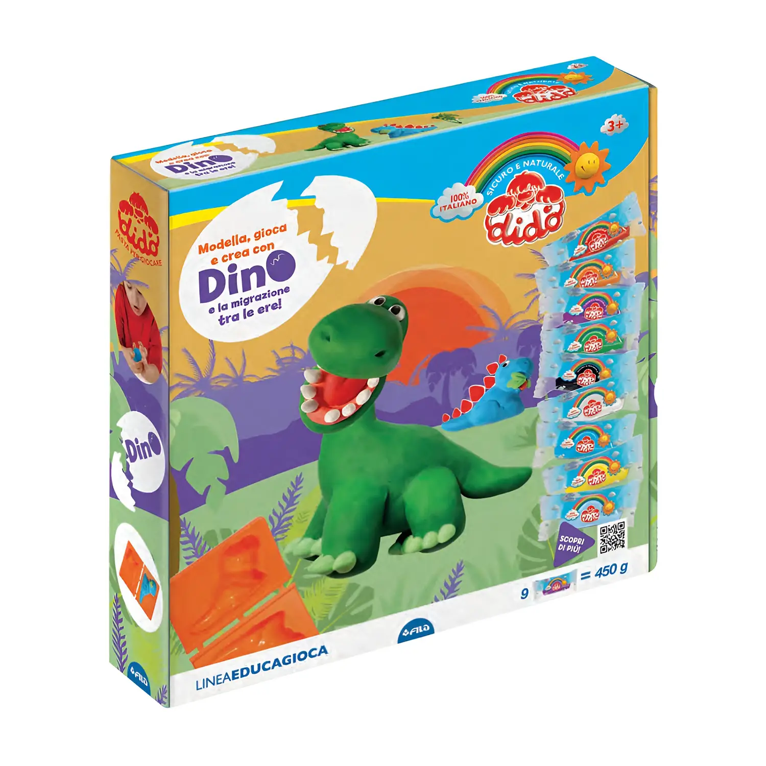 Dido' Modella, Gioca e Crea con Dino - Paste per modellare