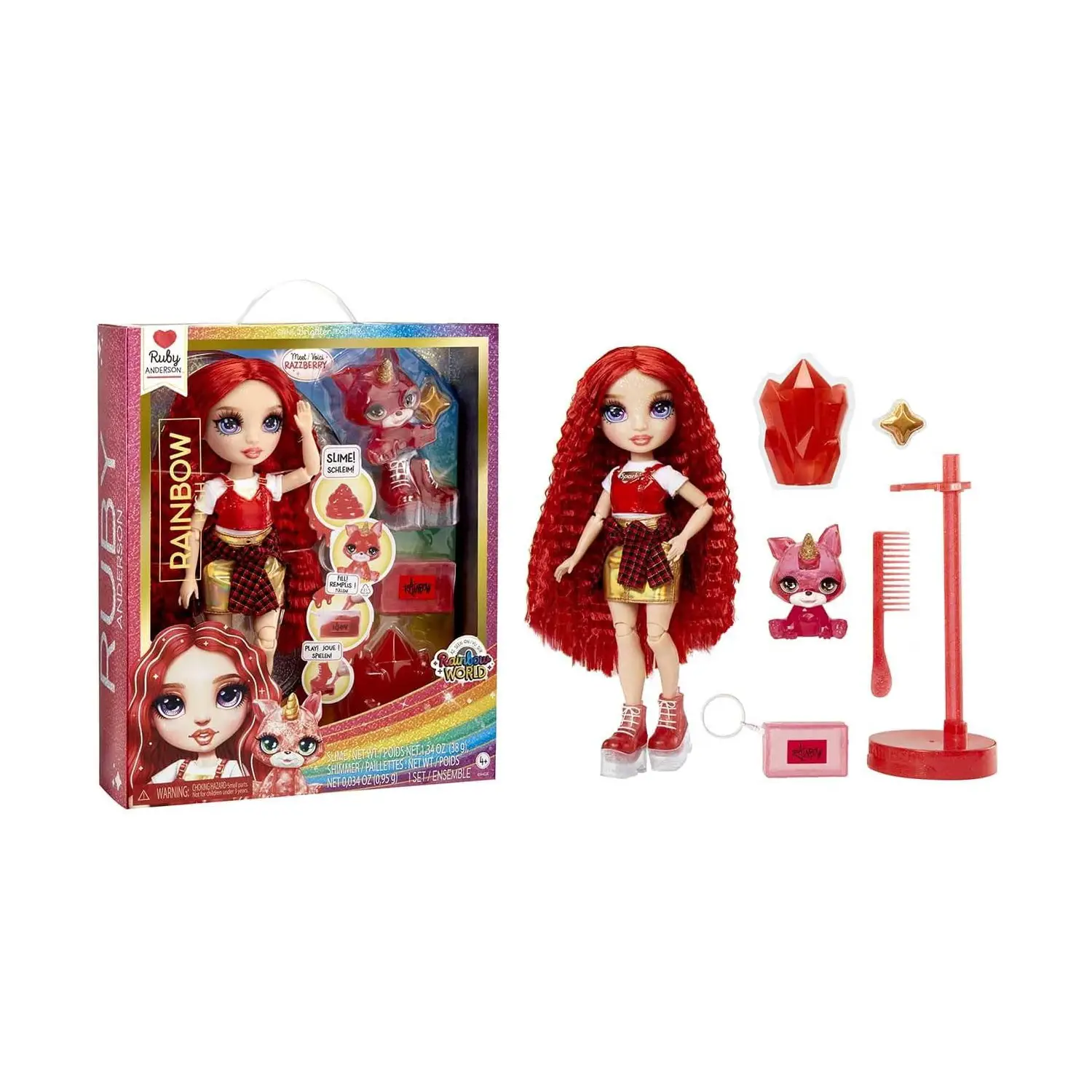 Rainbow High Classic Fashion Doll Ruby - collezionabili bambina