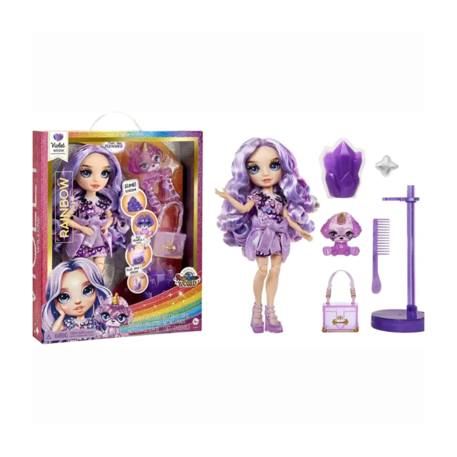 Rainbow High Classic Fashion Doll Violet - collezionabili bambina