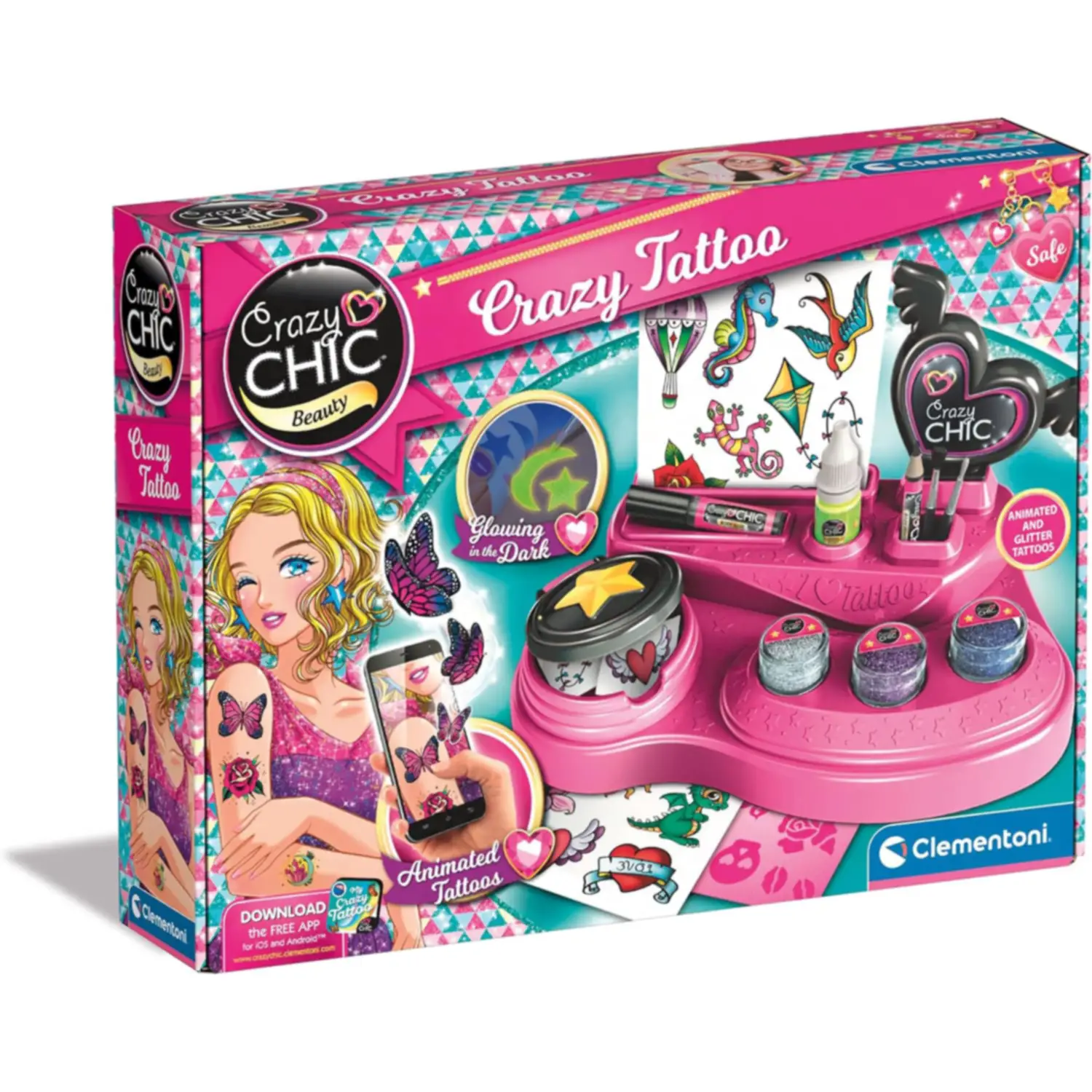 Crazy Chic Crazy Tattoo – Laboratorio Creativo per Tatuaggi Bambine - bellezza e accessori