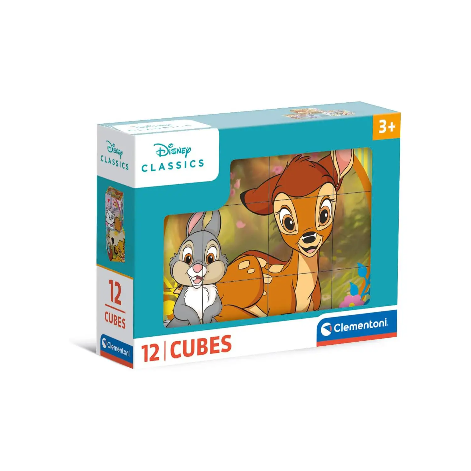 Cubi 12 Disney Classics - Puzzle in cartone