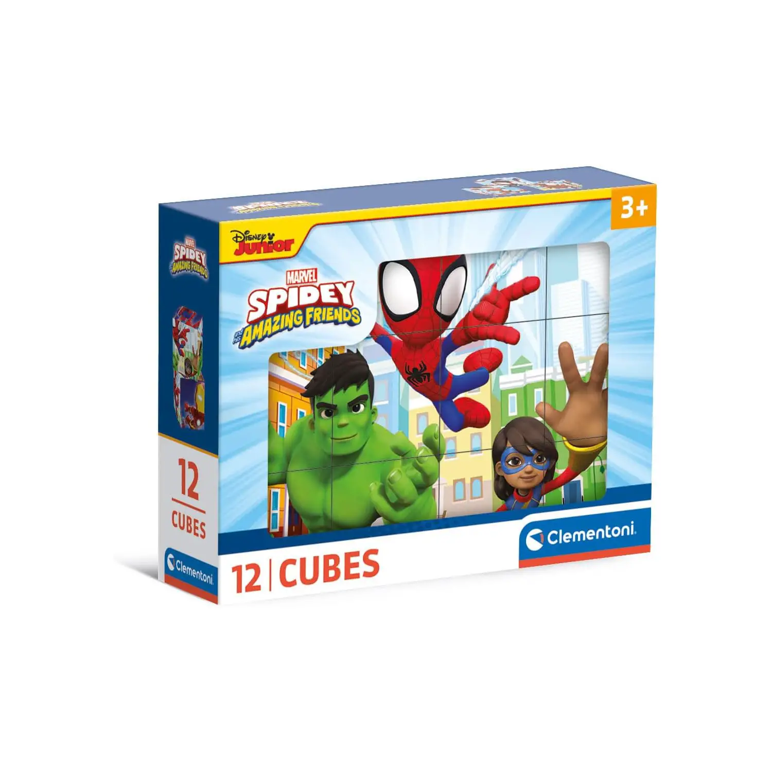 Cubi 12 Spidey And His Friends - Puzzle in cartone