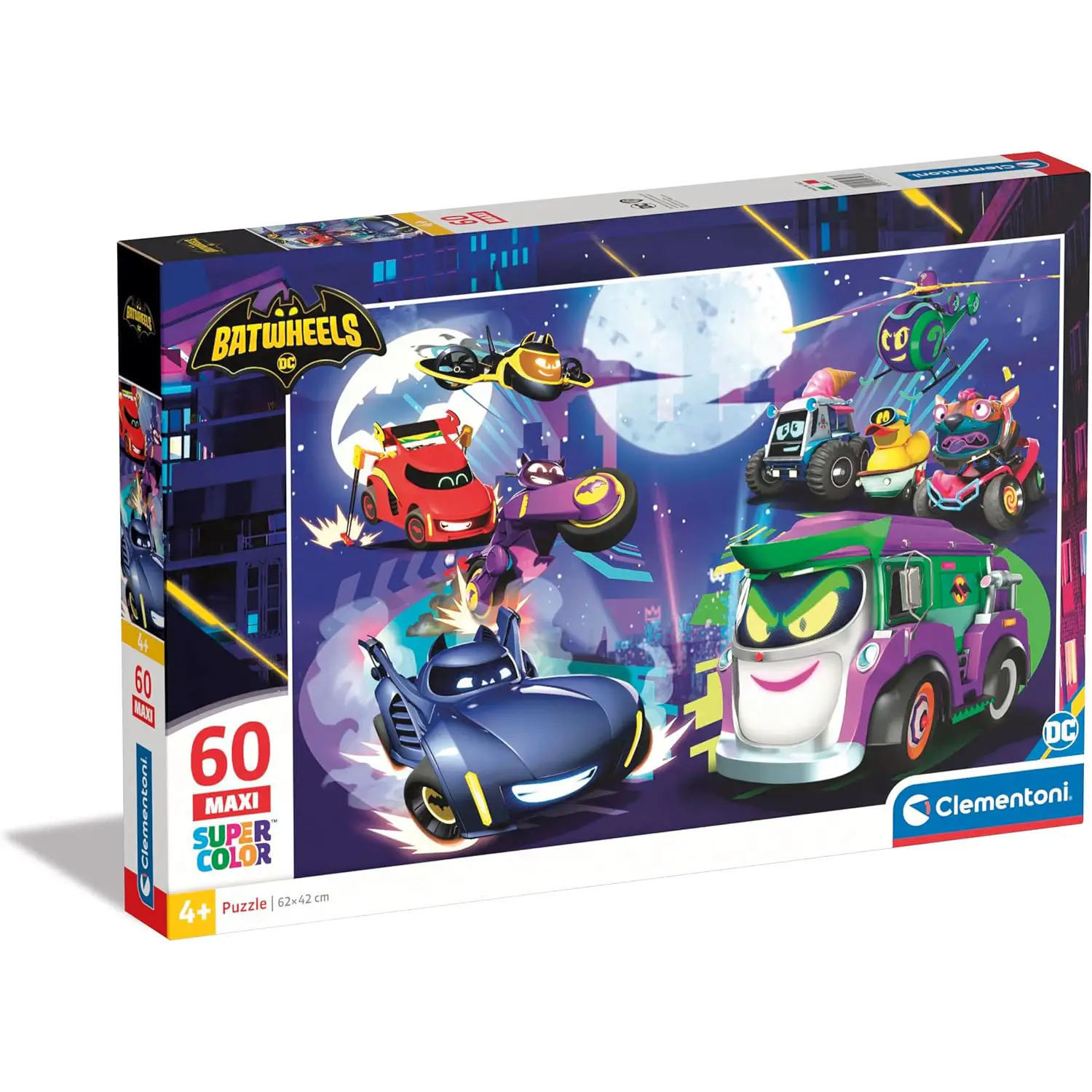 Puzzle 60 Pezzi Maxi Batwheels - Puzzle in cartone