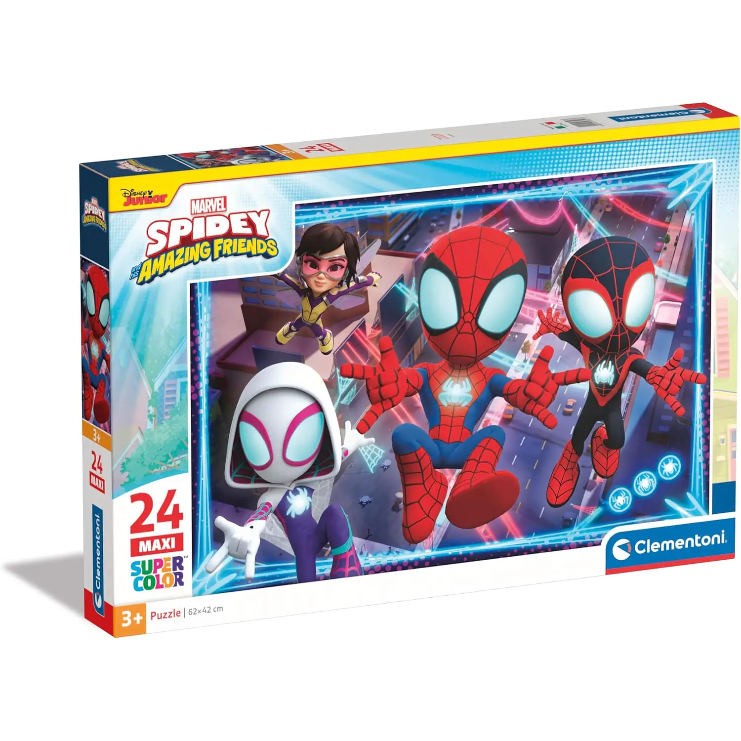Puzzle 24 Pezzi Maxi Spidey And His Friends - Puzzle in cartone
