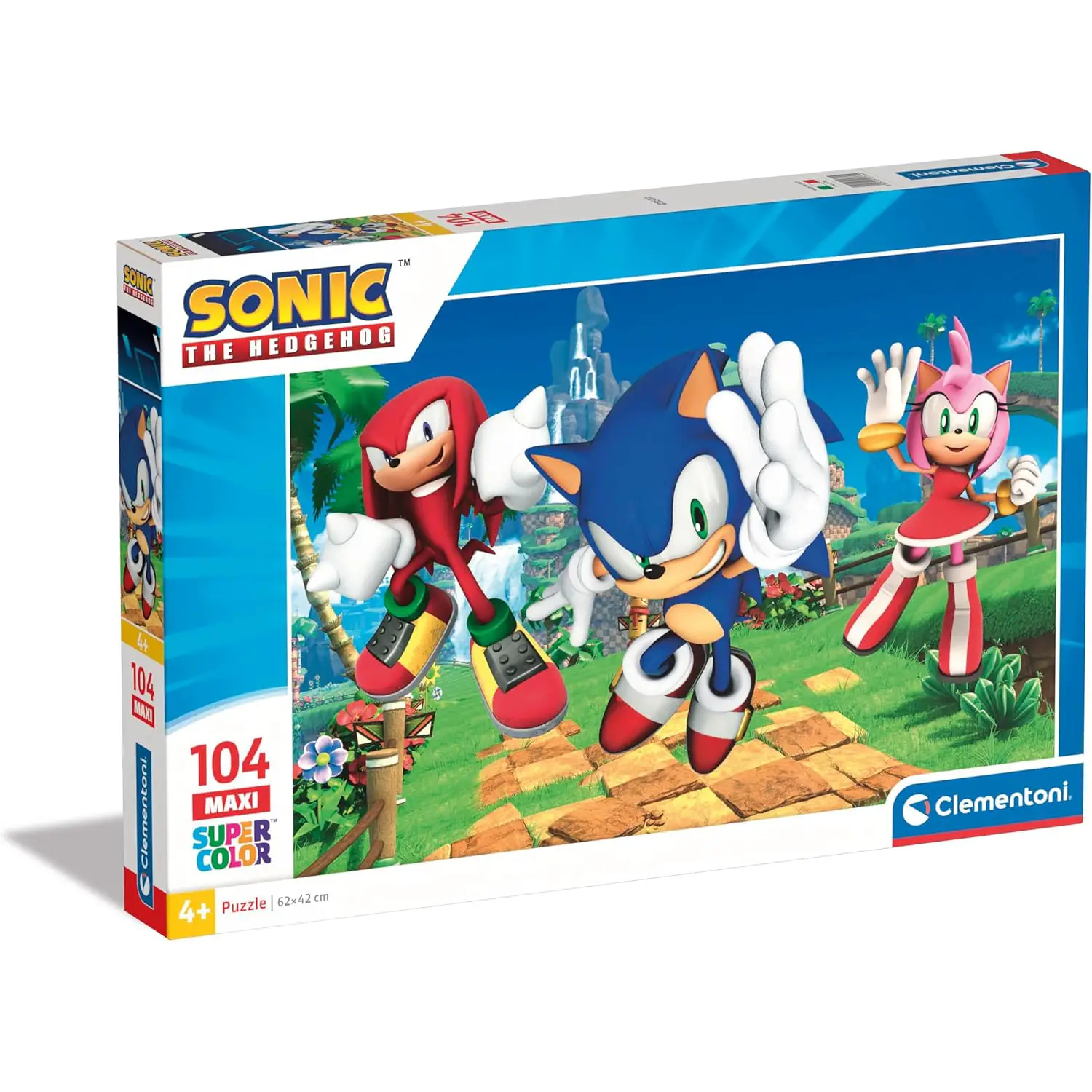 Puzzle 104 Pezzi Maxi Sonic - Puzzle in cartone