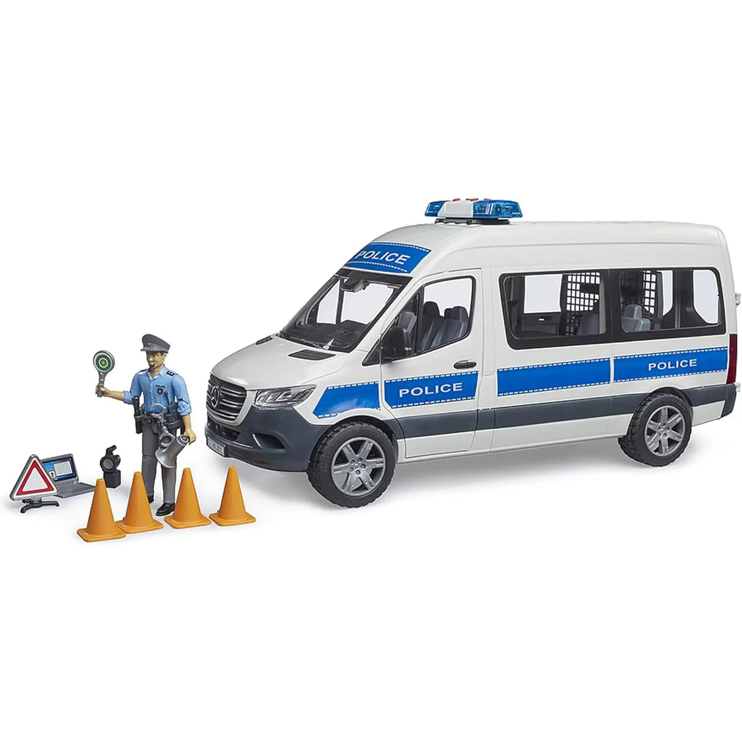 Mb Sprinter Polizia Con Luci E Suono - modellini