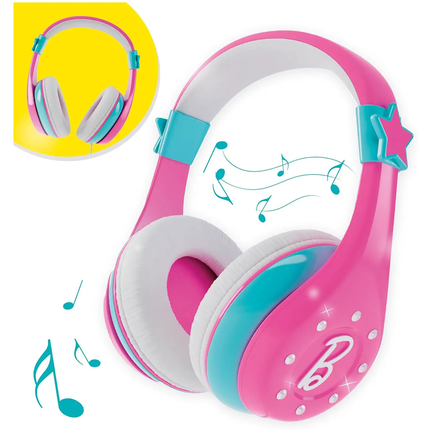 Barbie Fashion Bluetooth Headphones - musicali