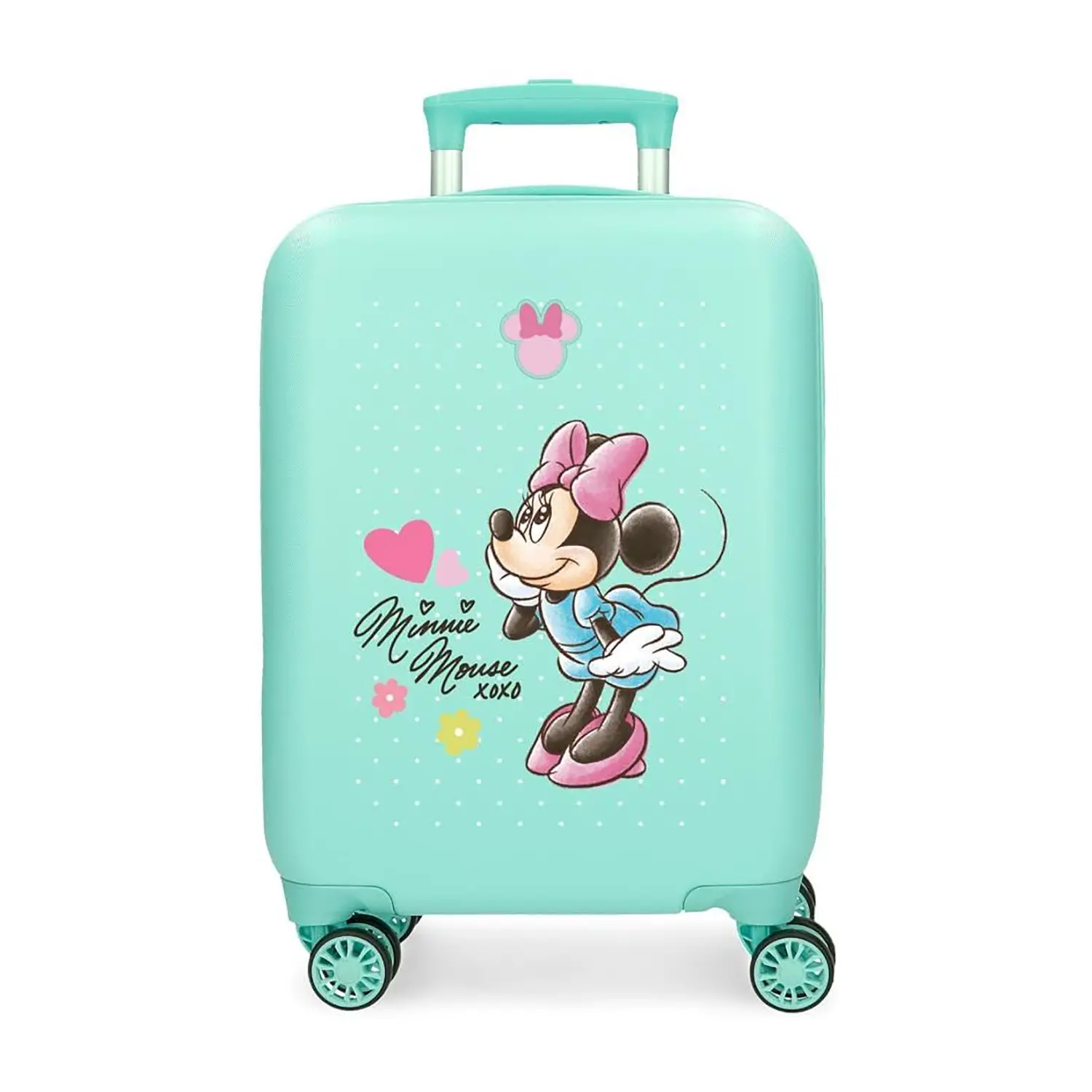 Minnie Imagine Trolley Abs 50 Cm 4 Ruote Verde Acqua - valige e borse da viaggio
