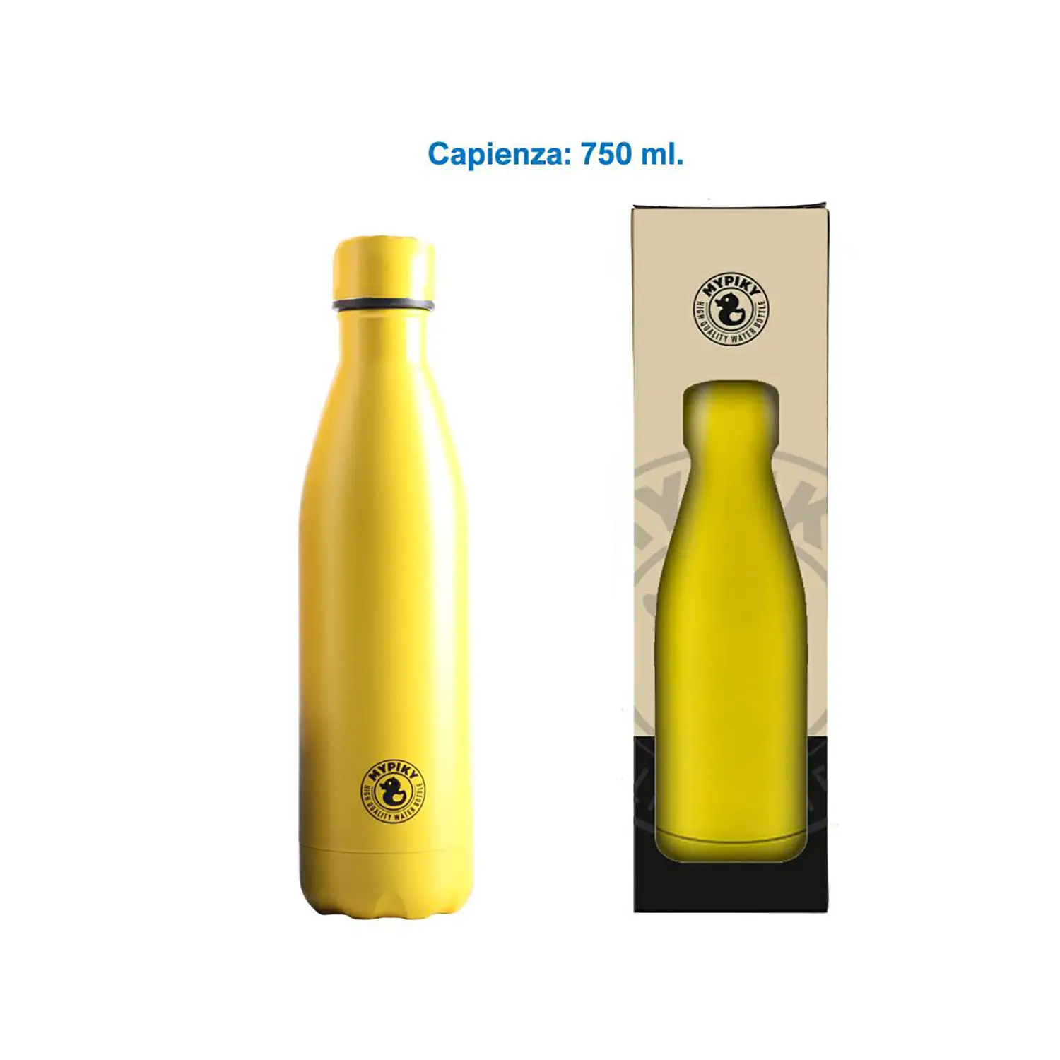 Borraccia Termica Giallla Mypiky 750 Ml - borracce