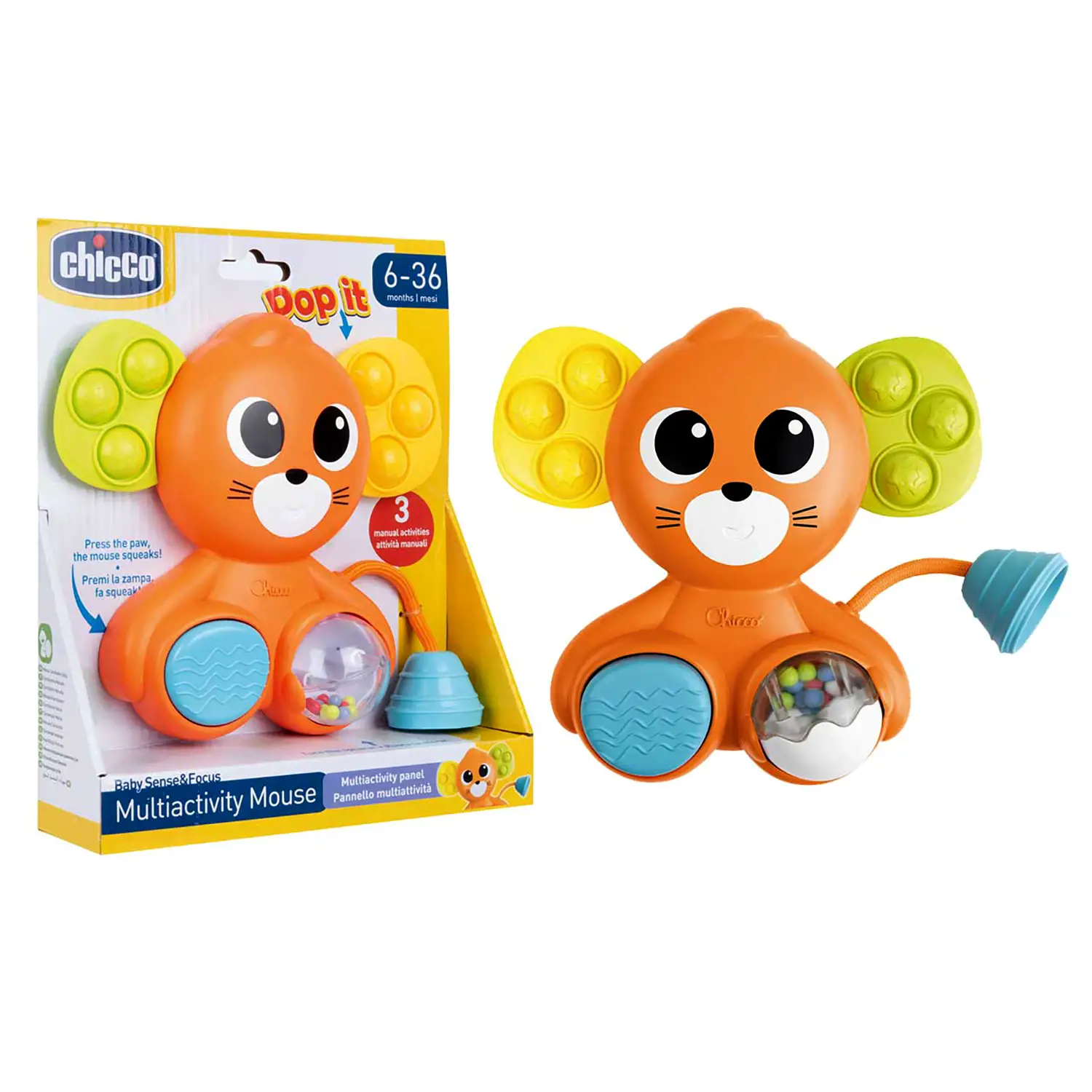 Topo Multiattività: Gioco Baby Sense&Focus per la Stimolazione Sensoriale - Primi giochi