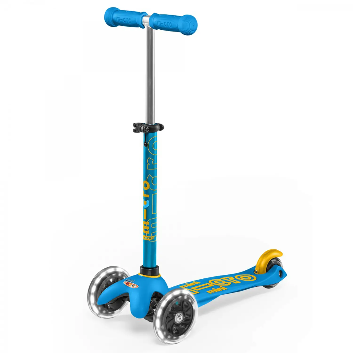 Monopattino Deluxe Led Blu Oceano - monopattini