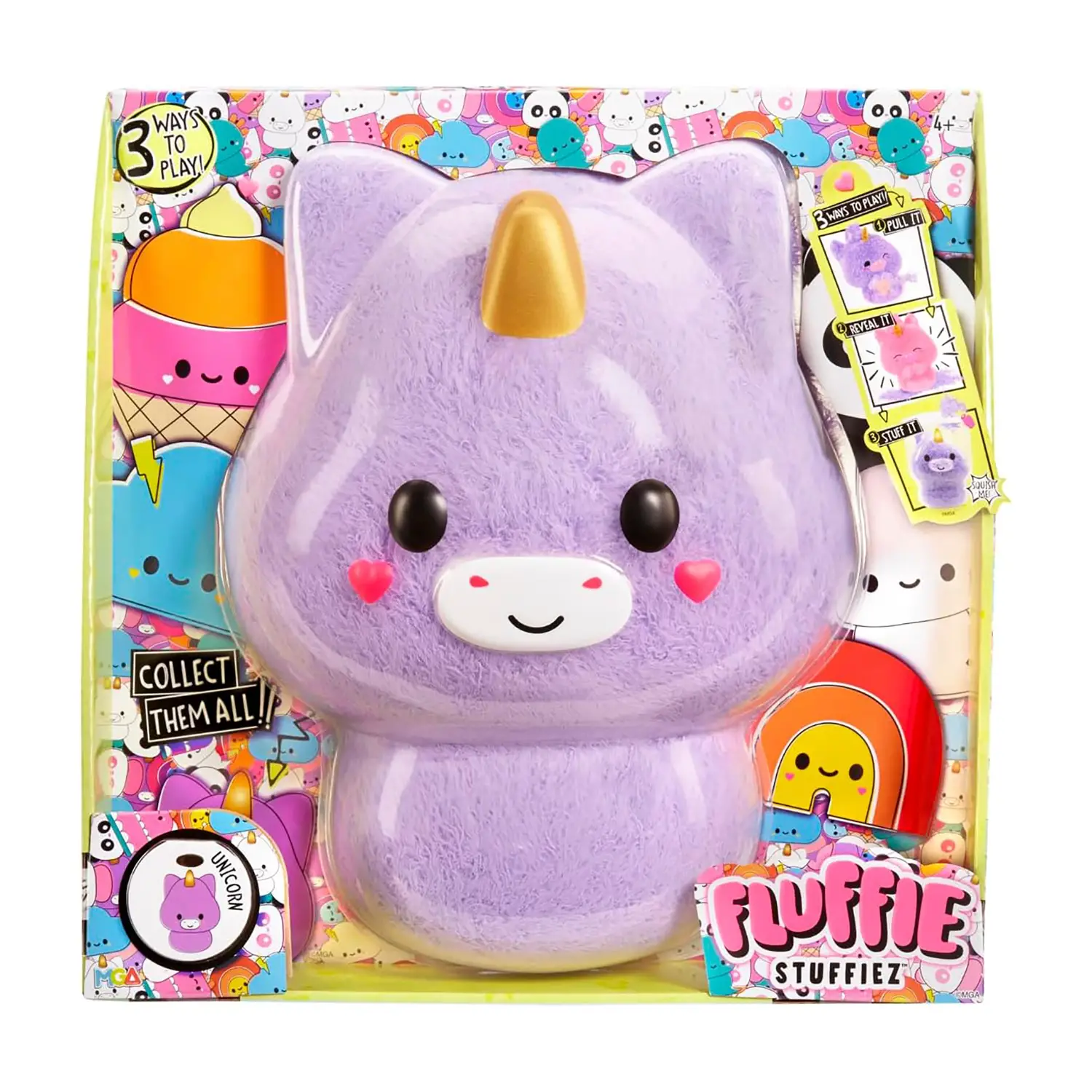Fluffie Stuffiez Large Plush - Unicorn - collezionabili bambina
