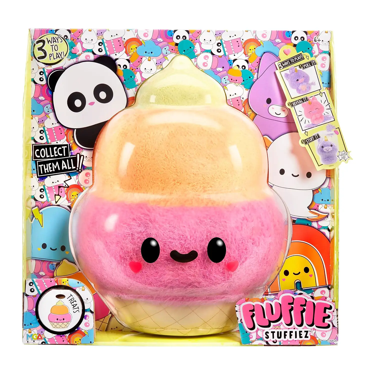 Fluffie Stuffiez Large Plush - Ice Cream - collezionabili bambina