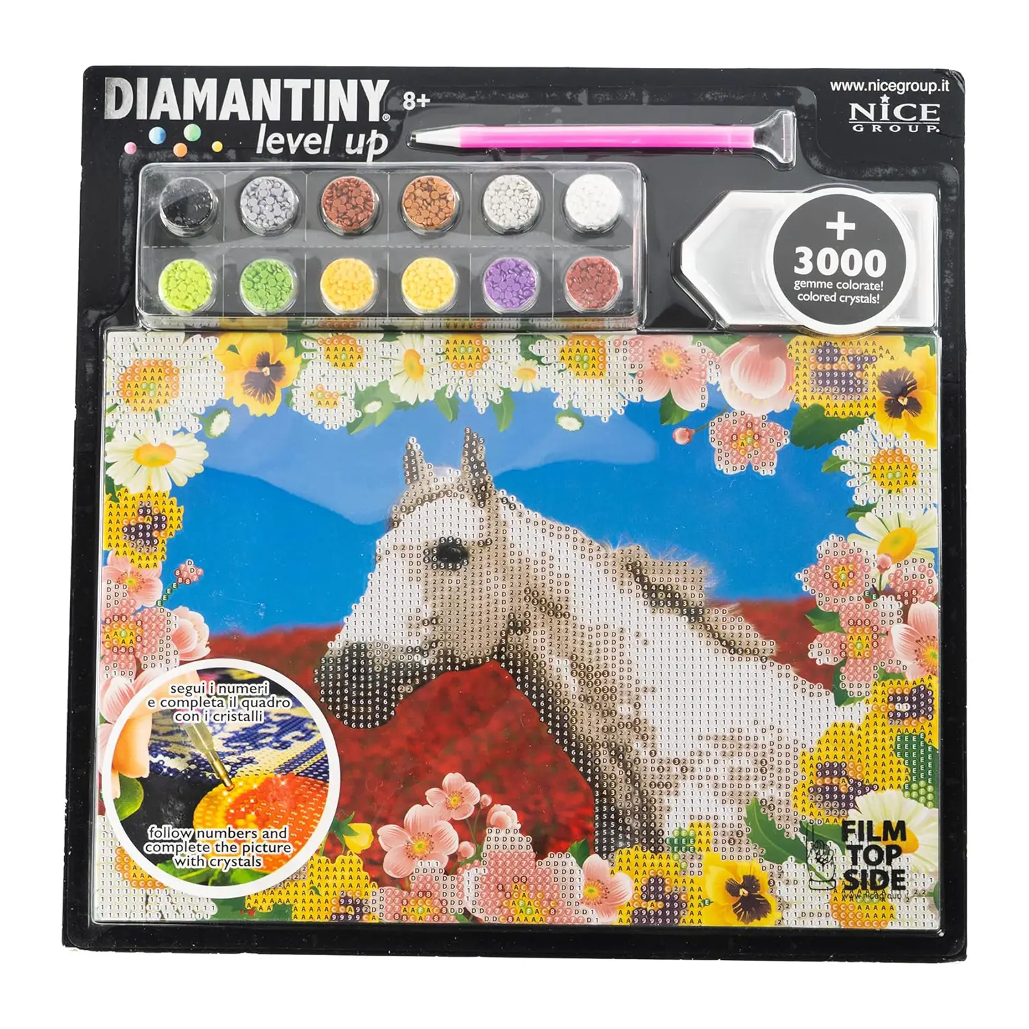 Diamantiny Level Up Cavallo Bianco - creatività