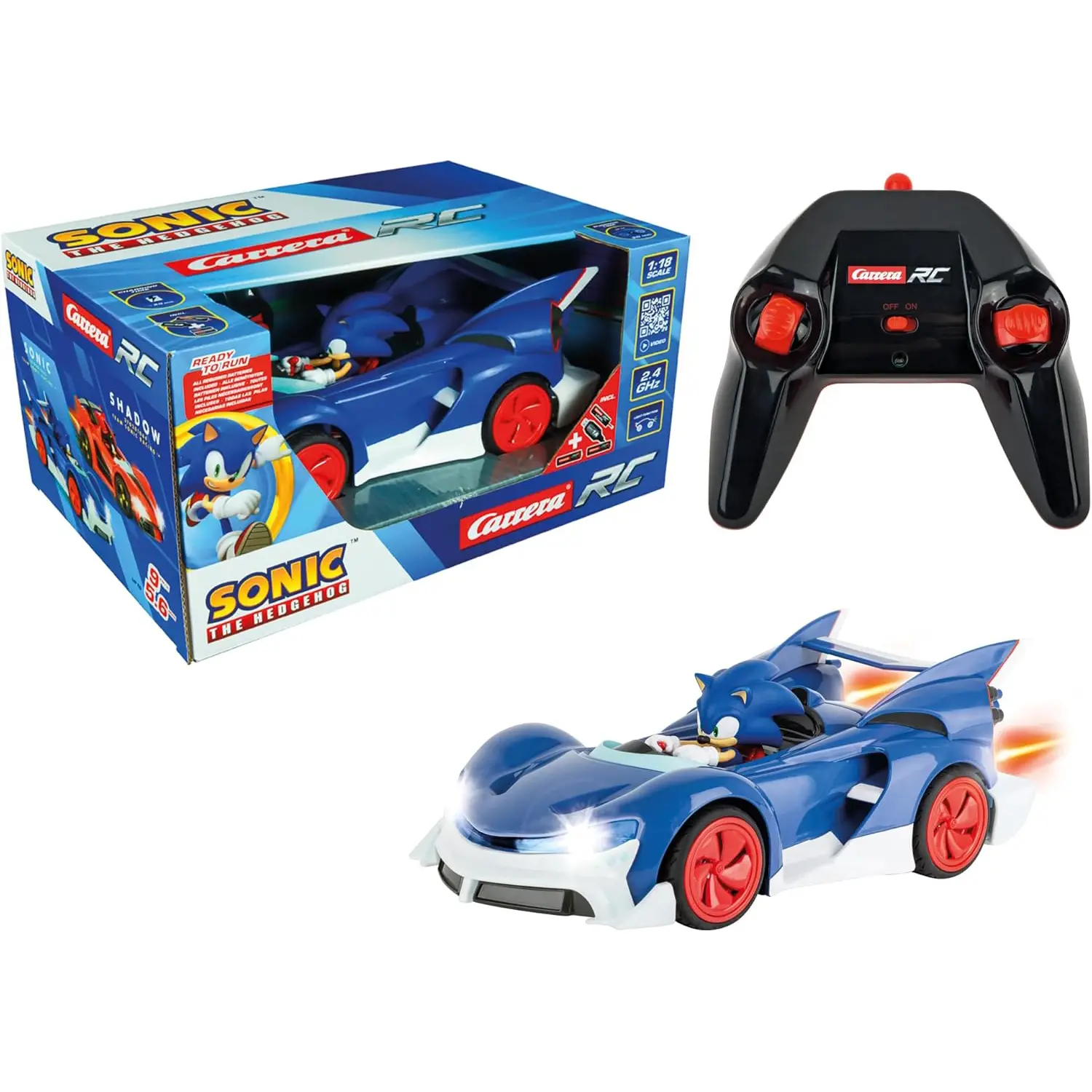 Auto Radiocomandata Sonic Team Racing - Performance 2,4GHz - radiocomandi