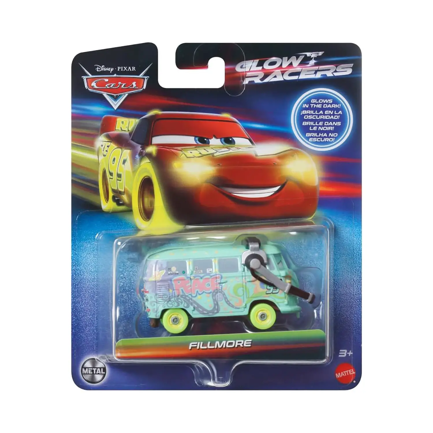 Disney Pixar Cars Glow Racers - Fillmore - modellini