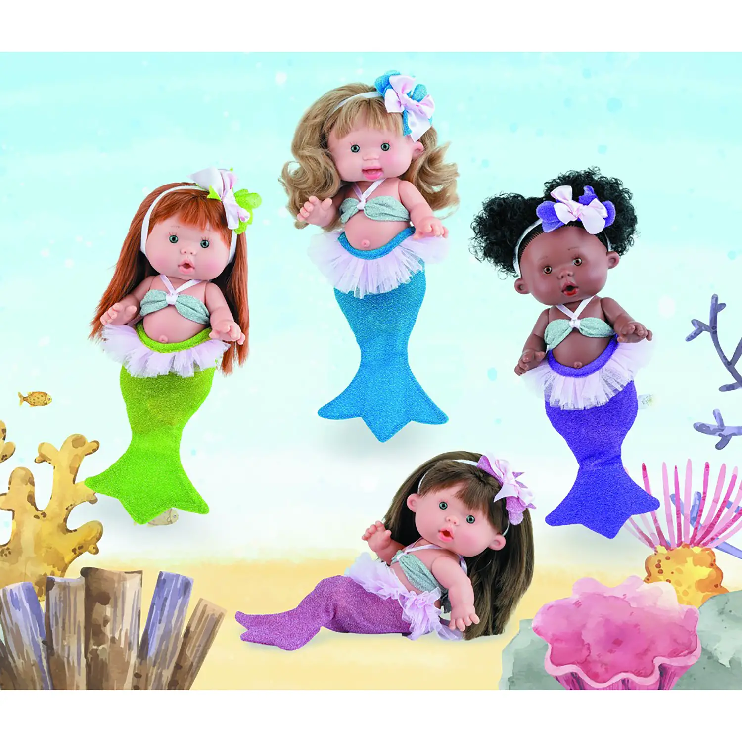 Bambola Nenote Principessa Del Mare 910 Assortita - collezionabili bambina