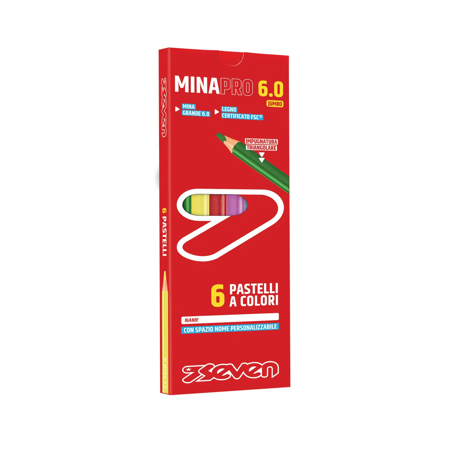 Pastelli Minapro 6.0 - Scatola 6 Pz - Pastelli