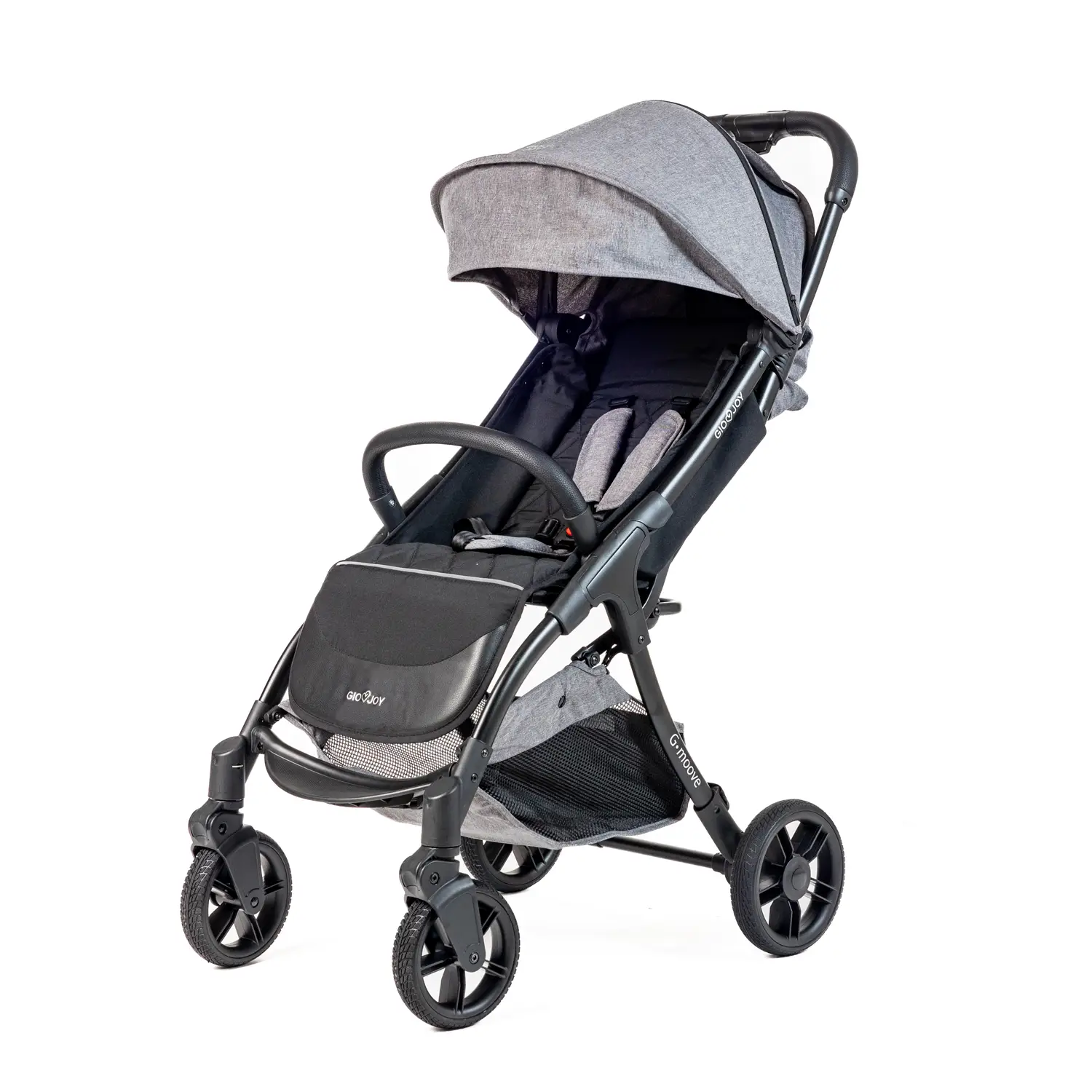 Passeggino G-Moove Grigio Telaio Nero 0-22 kg. Leggero, Perfetto dalla Nascita. - passeggini compatti
