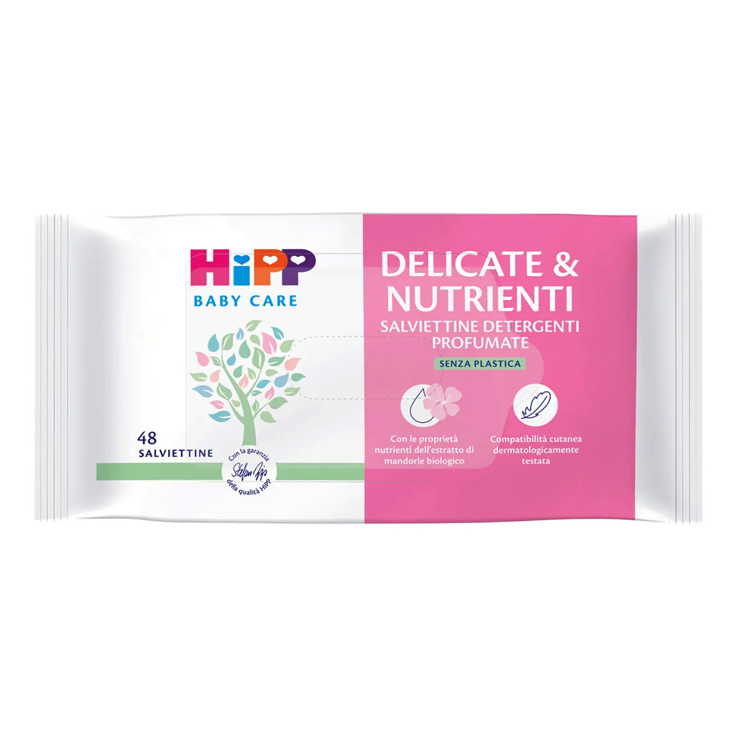 Hipp Baby Care Salviettine Delicate e Nutrienti 48 pezzi - igiene