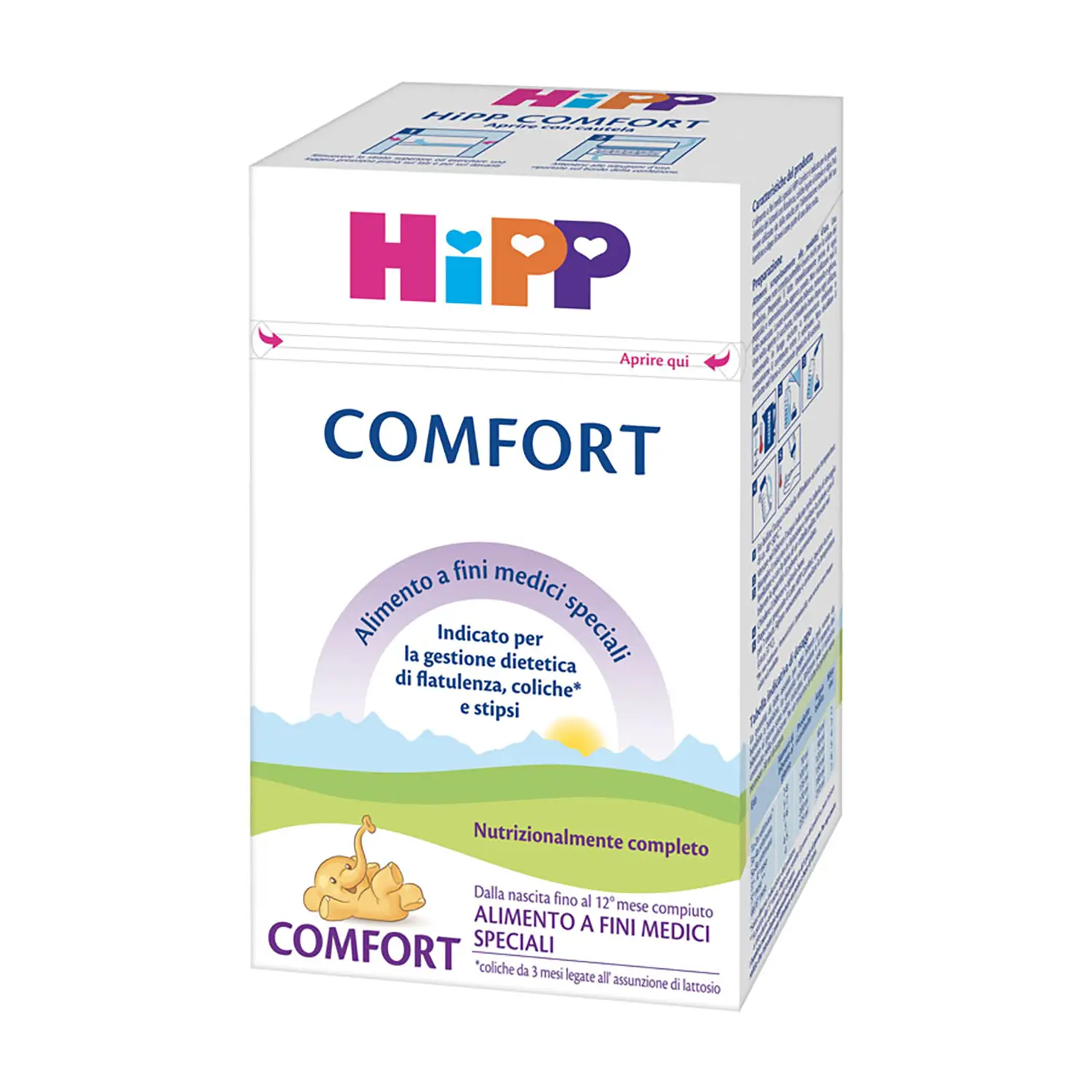 Latte Comfort Hipp 600 gr - latti artificiali