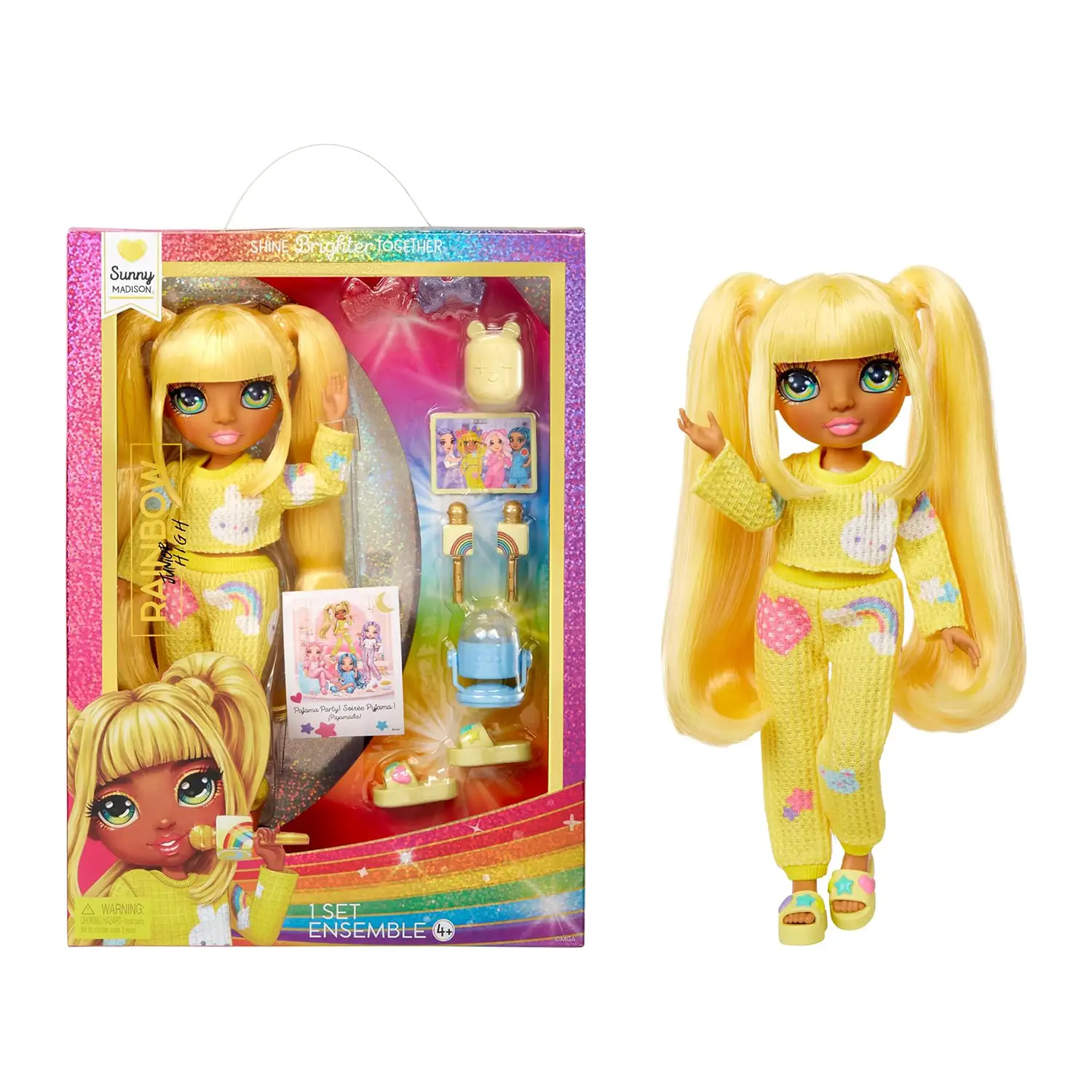 Junior High PJ Party Fashion Doll - Sunny (Yellow) - collezionabili bambina