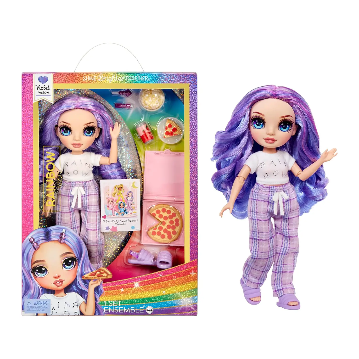 Junior High PJ Party Fashion Doll - Violet (Purple) - collezionabili bambina