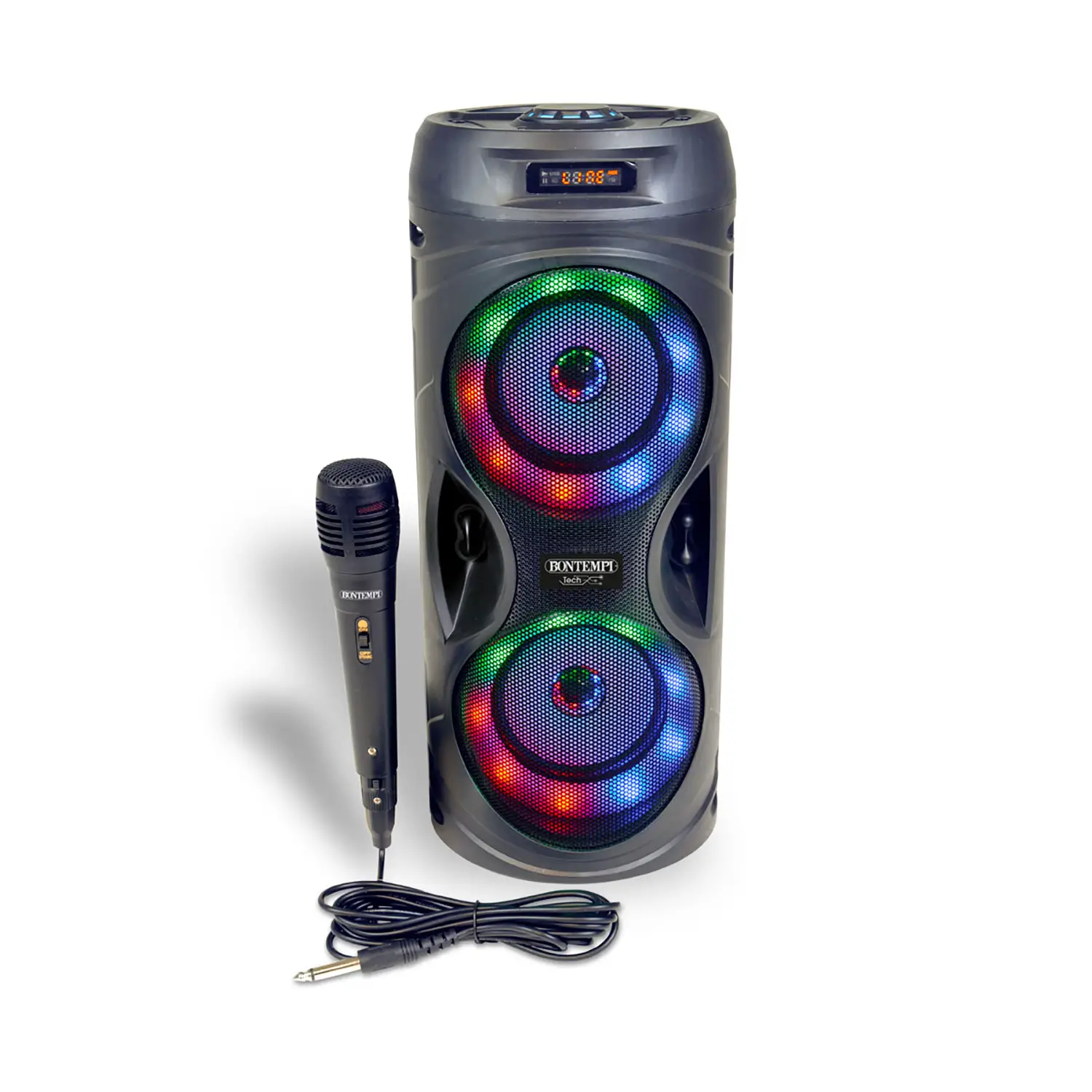Cassa Torre Wireless Con Microfono 160X160X390 Mm - Sistemi audio