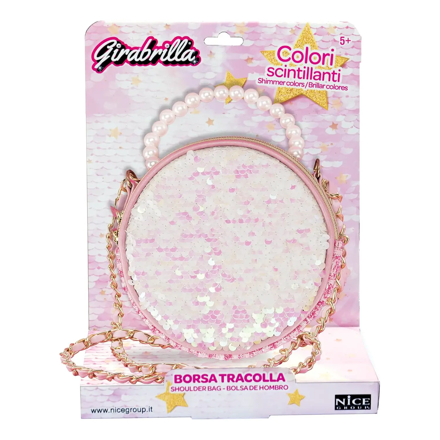 Girabrilla Bag, Borsetta con Paillettes e Tracolla - valige e borse da viaggio
