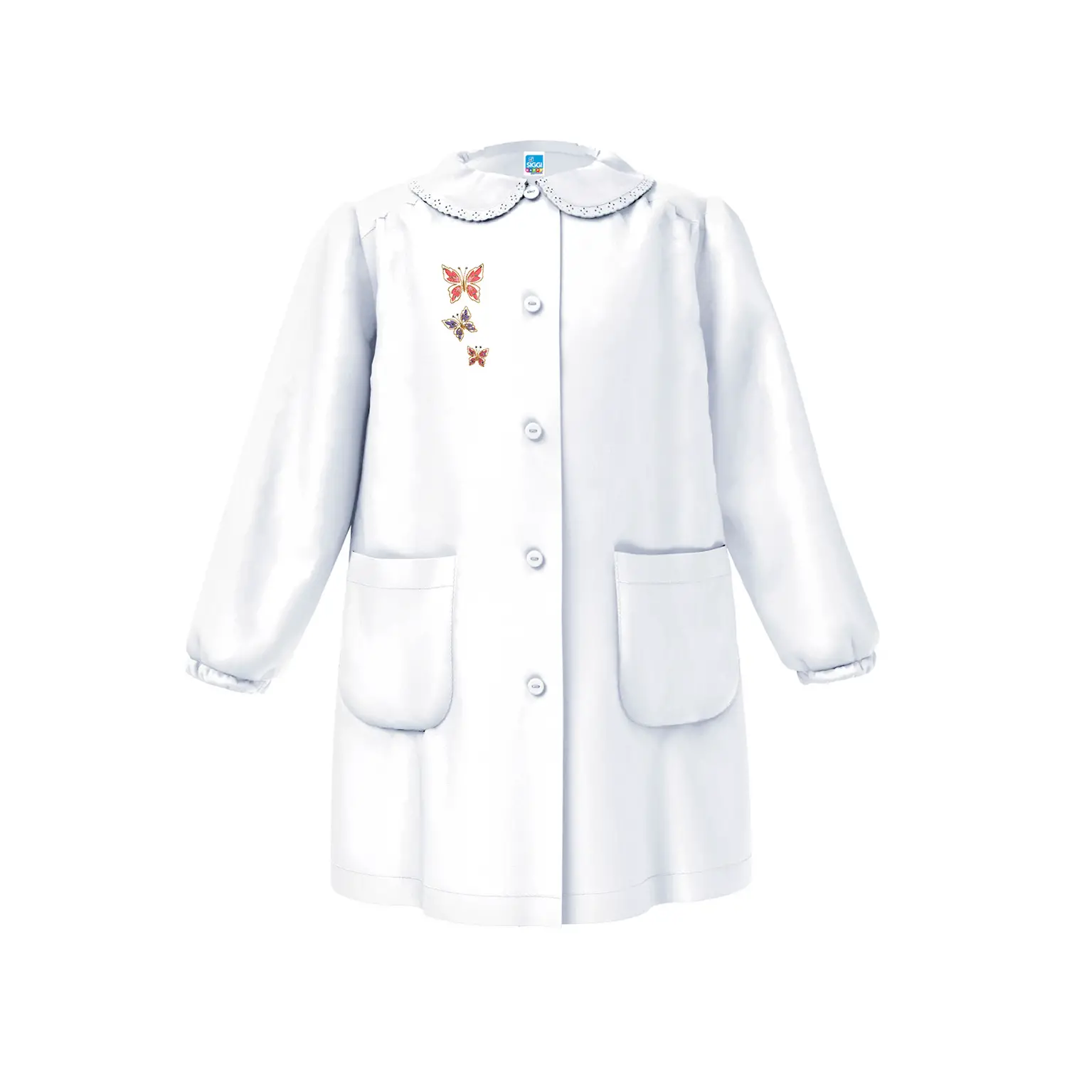 Grembiule Bambina Scuola 4068 Bianco 11 Anni - grembiuli scolastici