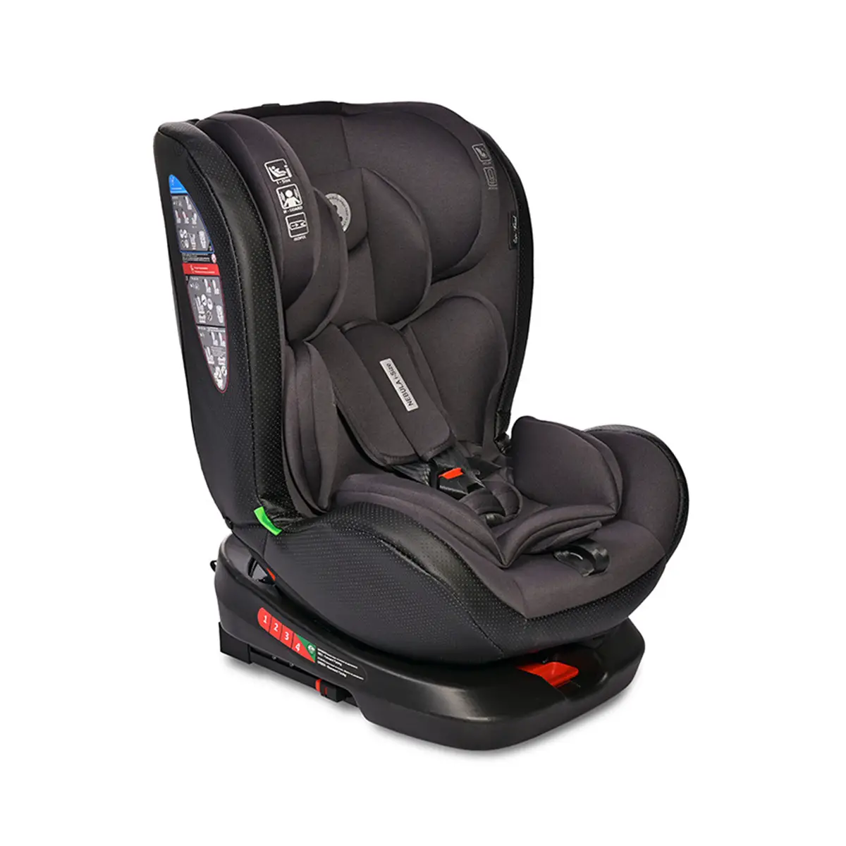 Seggiolino Auto Nebula i-size Black 40-150cm - bambini 40-150 cm (0-12 anni)